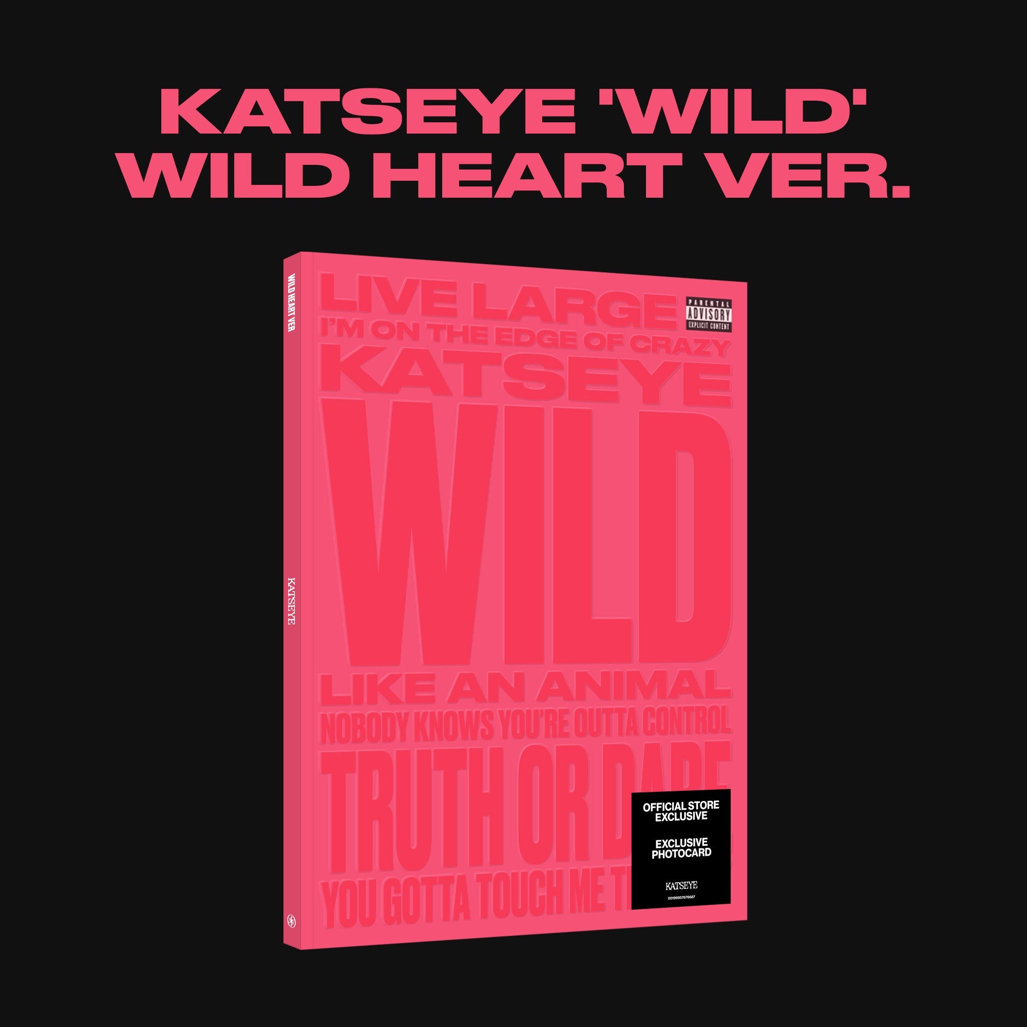 KATSEYE WILD - Wild heart ver. - Official Store Exclusive CD Official Store Exclusive CD 450698