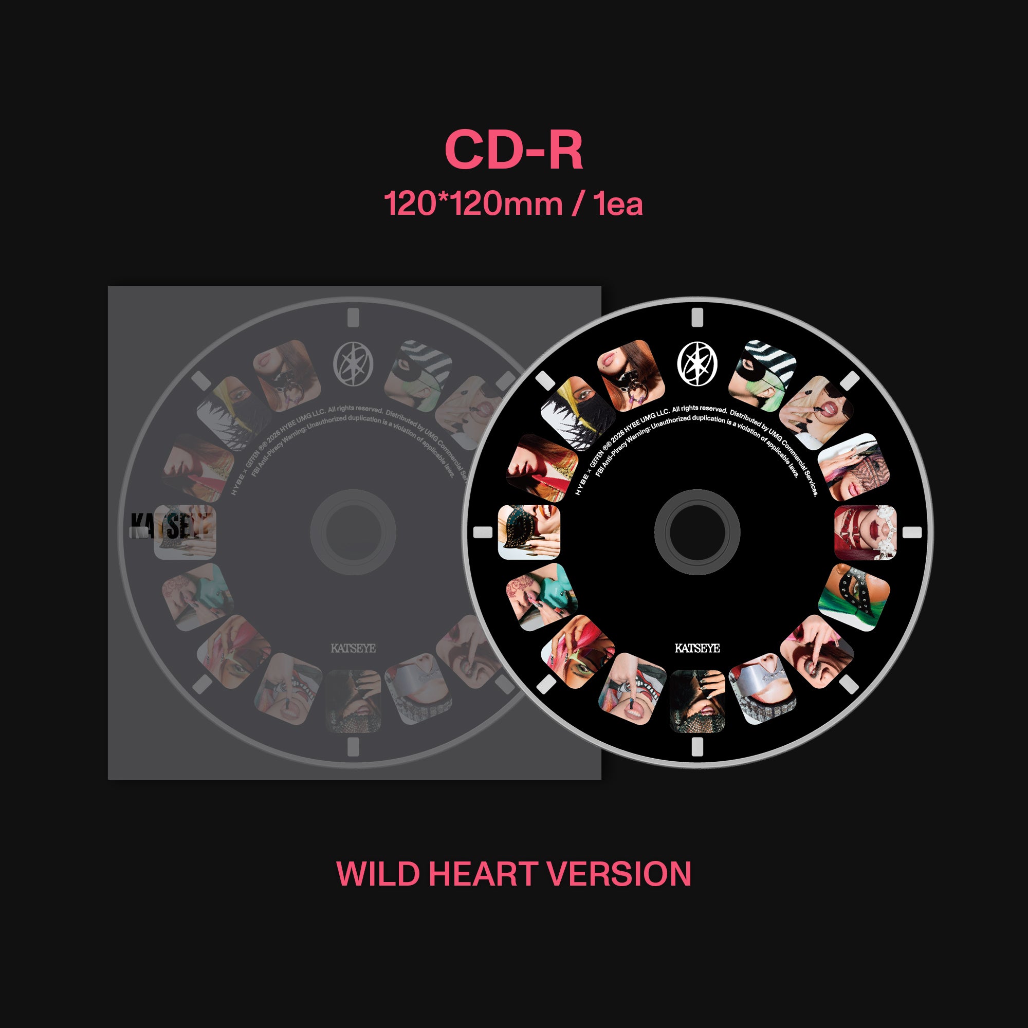 KATSEYE WILD - Wild heart ver. - Official Store Exclusive CD Official Store Exclusive CD 454903