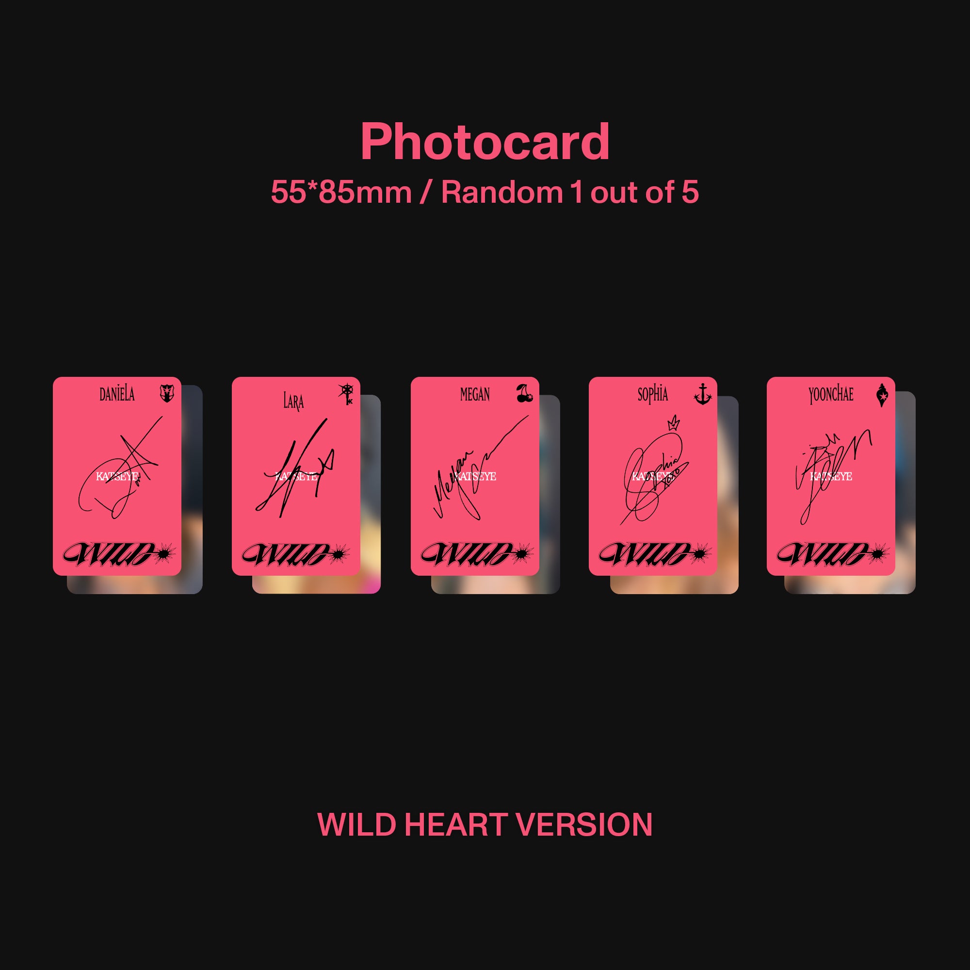 KATSEYE WILD - Wild heart ver. - Official Store Exclusive CD Official Store Exclusive CD 454909