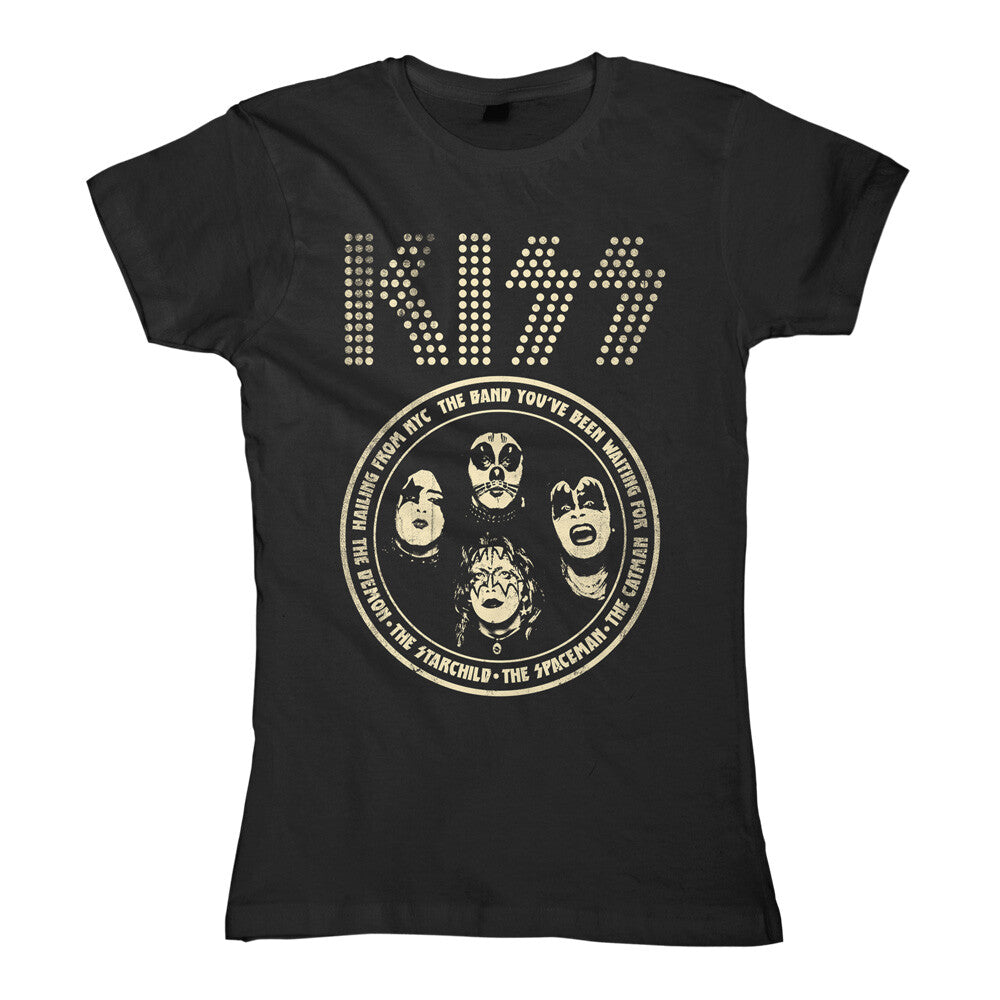KISS Hailing From NYC Girlie Shirt 22500
