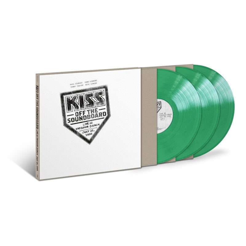 KISS KISS Off The Soundboard: Live In Virginia Beach Exclusive Limited Opaque Green Vinyl 3LP 129075