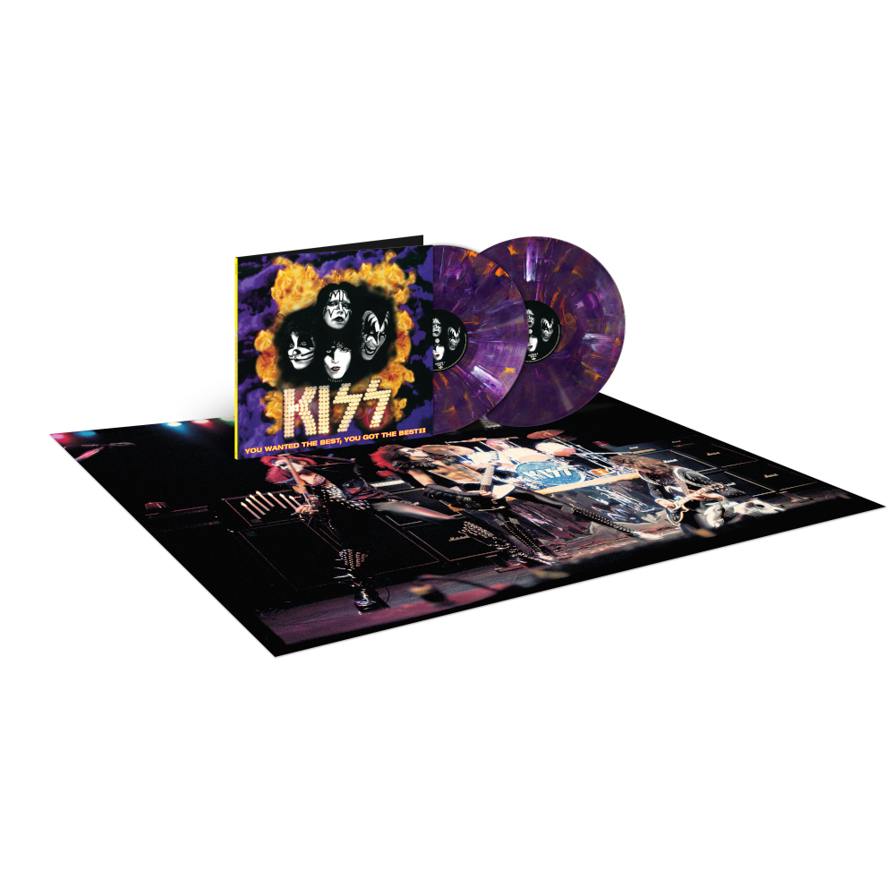 KISS You Wanted The Best, You Got The Best!! (30th Anniversary) Purple Fire 2LP Vinyl 457399
