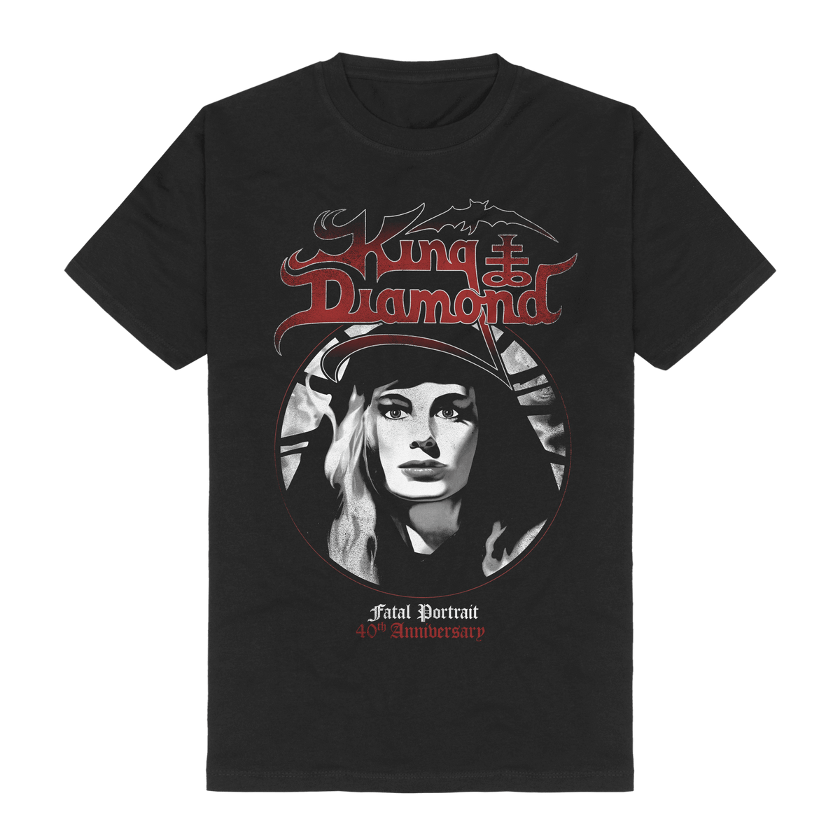 King Diamond Fatal Portrait 40th Anniversary Symbol T-Shirts 435249