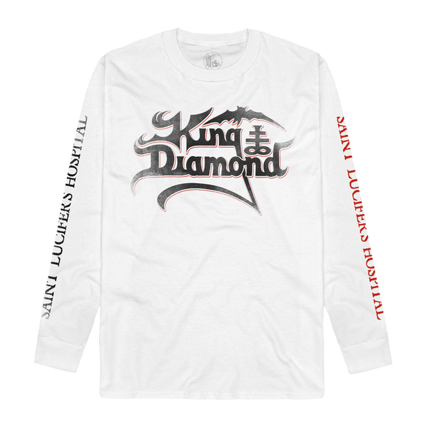 King Diamond - Hospital Logo Longsleeve White (Longsleeves)