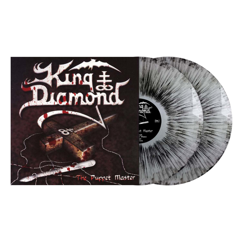 King Diamond The Puppet Master 2LP -  silver "black dust" 382118