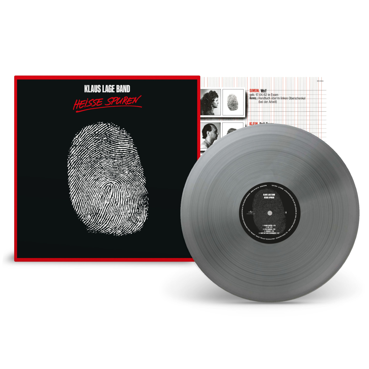 Klaus Lage Heiße Spuren Silver 140g Vinyl 326279