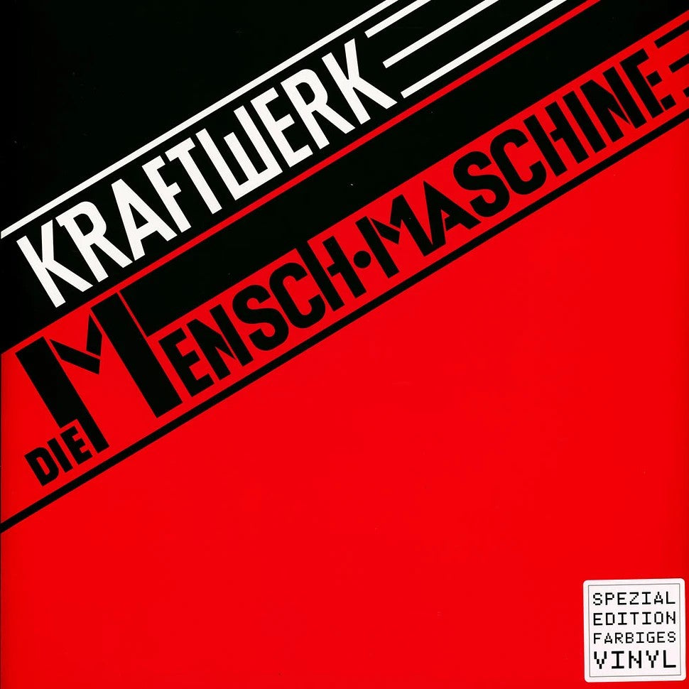 Kraftwerk Die Mensch-Maschine (Red Vinyl German Version) Red Vinyl LP - 180g, remastered + Booklet 431338