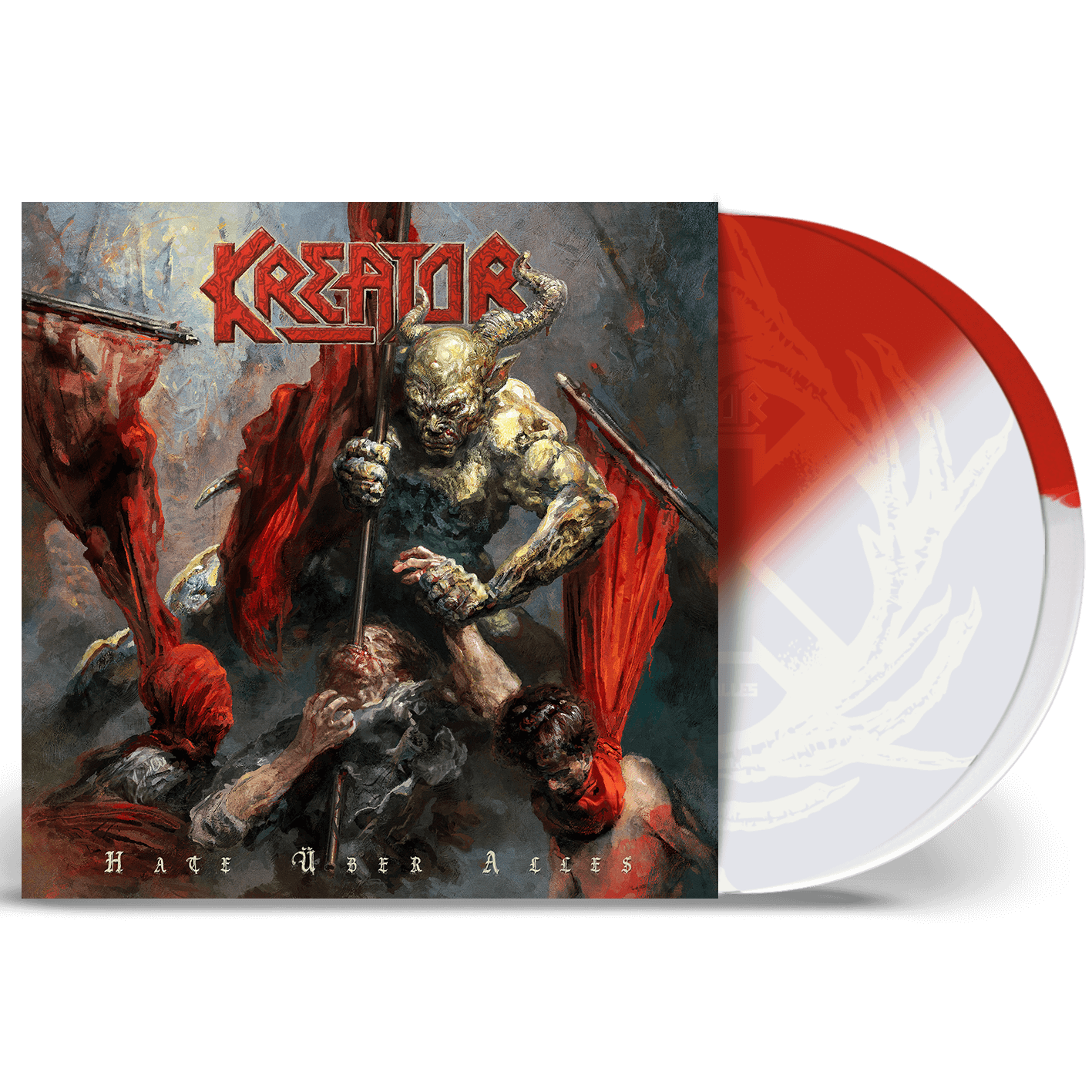 Kreator Hate Über Alles Limited Red White Split Vinyl 2LP 129663