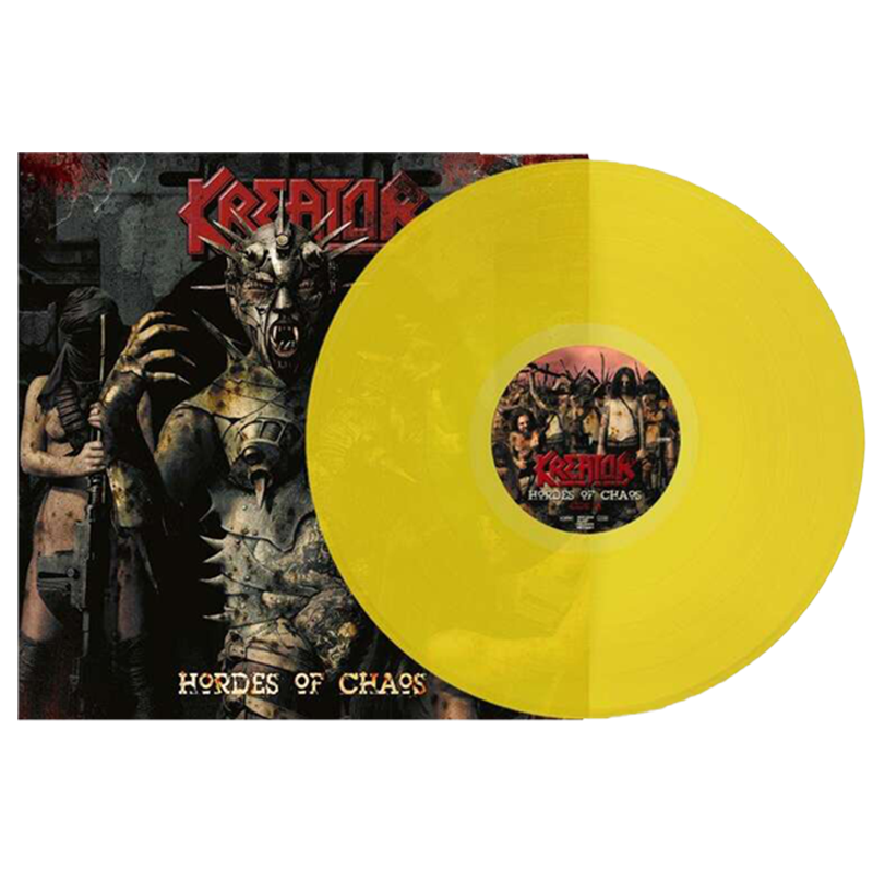 Kreator Hordes Of Chaos (Remastered) LP - Yellow Coloured Vinyl 370547