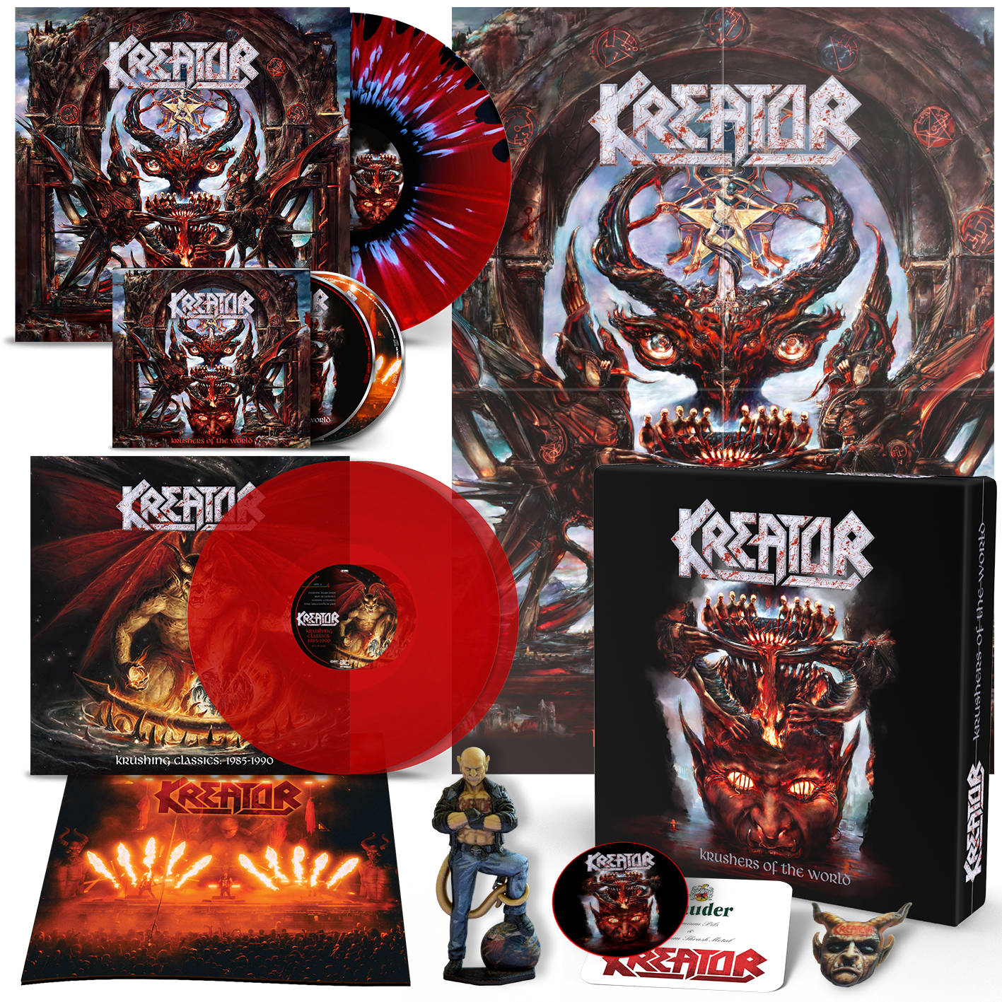 Kreator Krushers Of The World Limited Deluxe Edition Box Set  422048