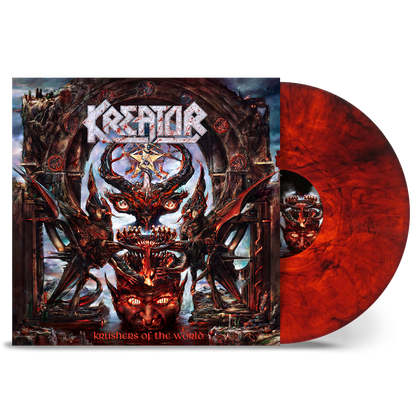 Kreator Krushers Of The World Transparent red/black marbled LP  421964
