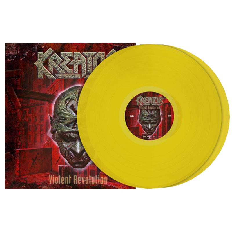 Kreator Violent Revolution 2LP - Yellow Coloured Vinyl 370556