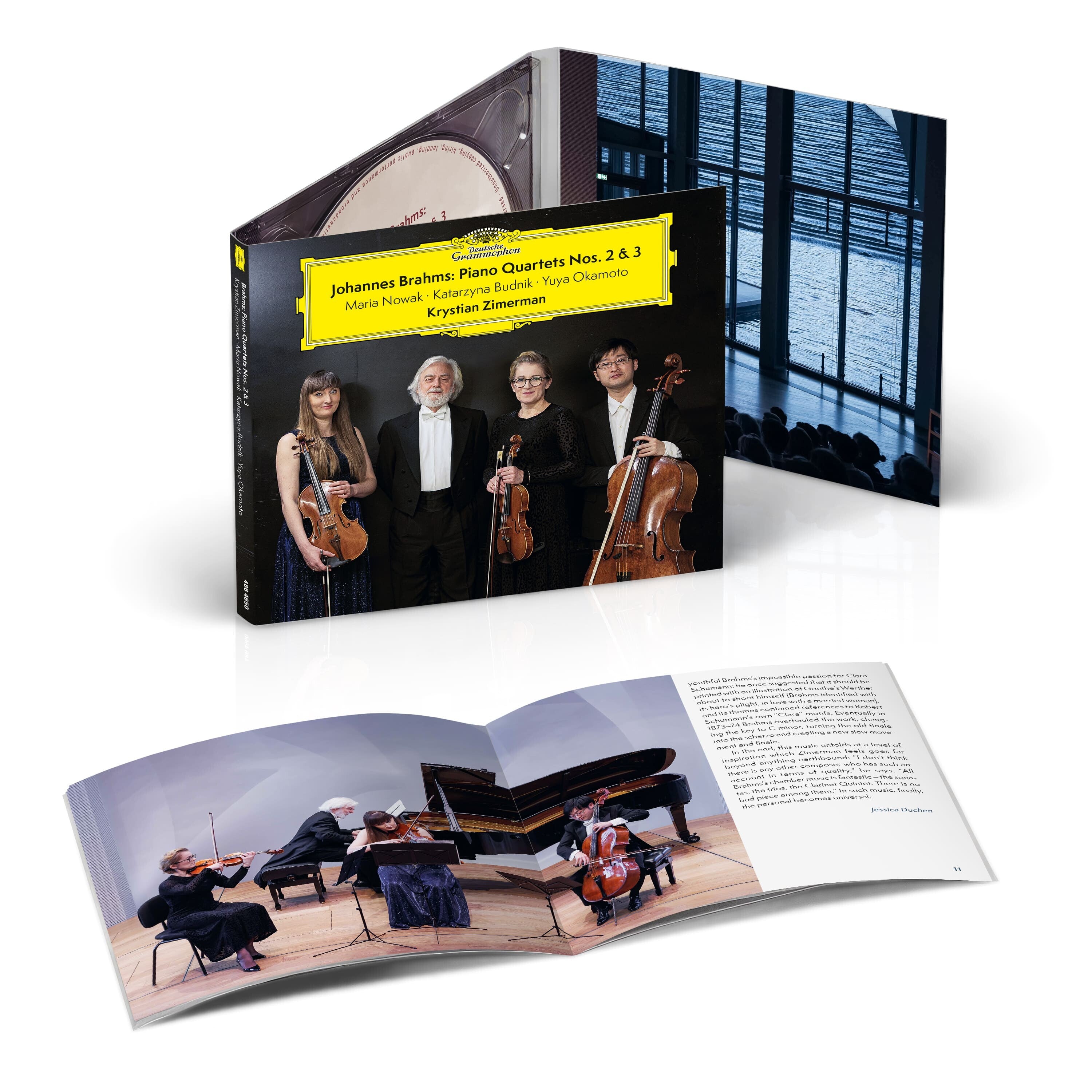 Krystian Zimerman Johannes Brahms: Piano Quartets Nos. 2 & 3 1 CD Digipak 393195