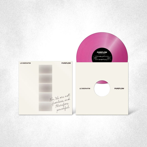 LE SSERAFIM - 2nd Studio Album ‘PUREFLOW’ pt.1 Vinyl (Hot Pink Glitter Ver.) (LP)