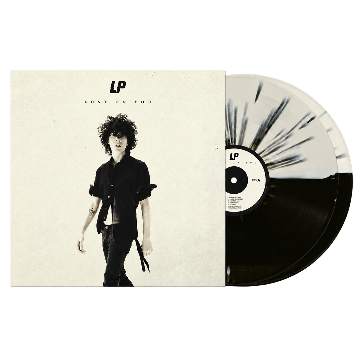 LP Lost On You (10th Anniversary Deluxe Edition) Black and White Splatter 2LP 458737