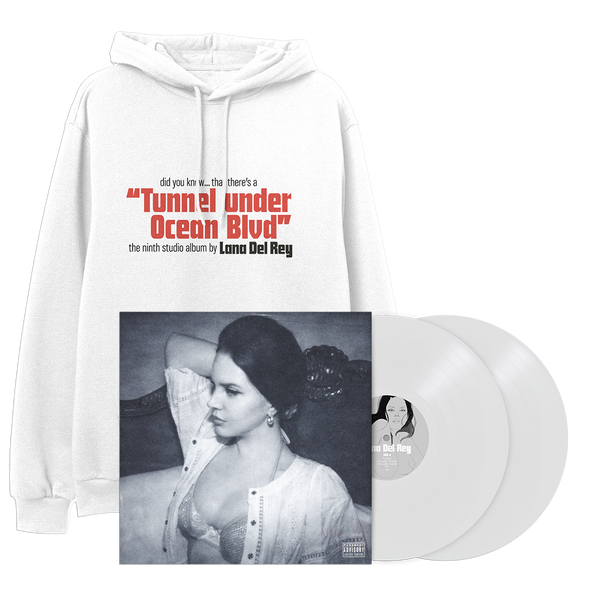 Lana Del Rey - Did you know that there's a tunnel under Ocean Blvd (Exclusive 2LP White + White Hoodie)