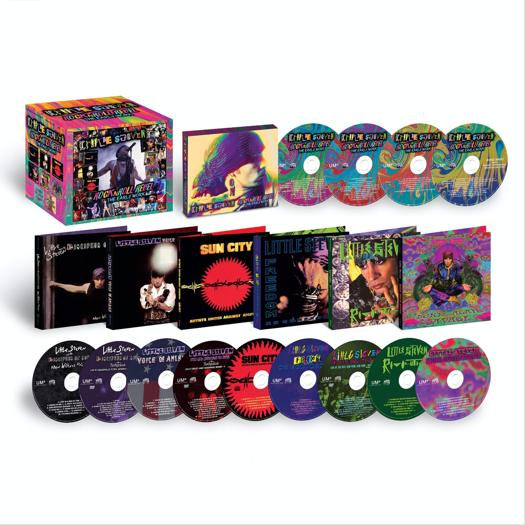 Little Steven & The Disciples Of Soul Rock N Roll Rebel - The Early Work - Career Boxset (Ltd. Edition 10CD/3DVD) Boxset 133191