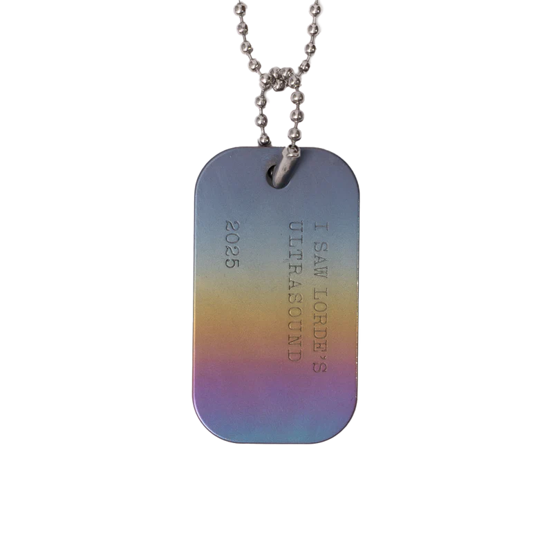 Lorde Ultrasound 2025 Dog Tag Halsschmuck 430328
