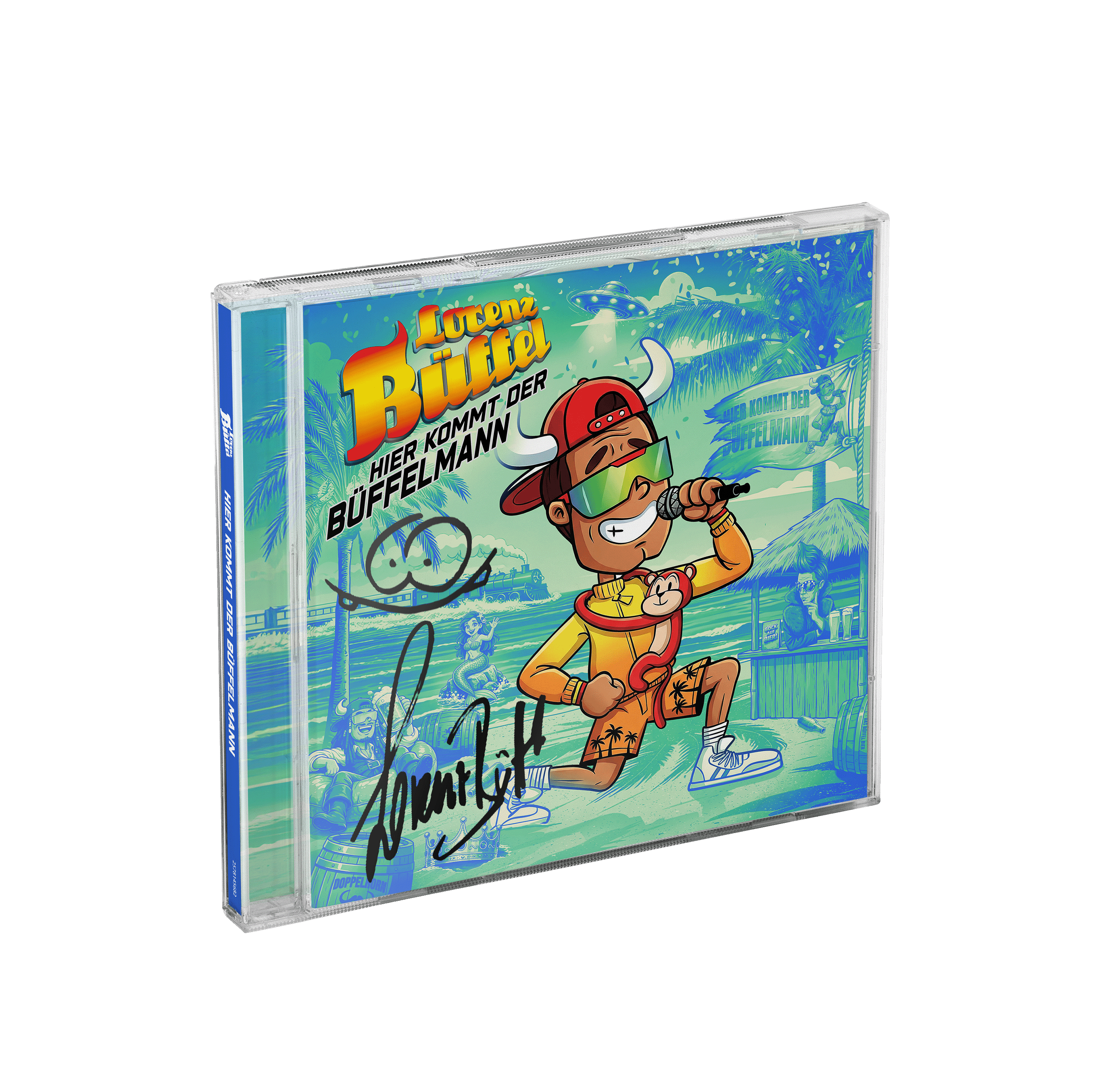 Lorenz Büffel Hier kommt der Büffelmann Signierte CD 437619