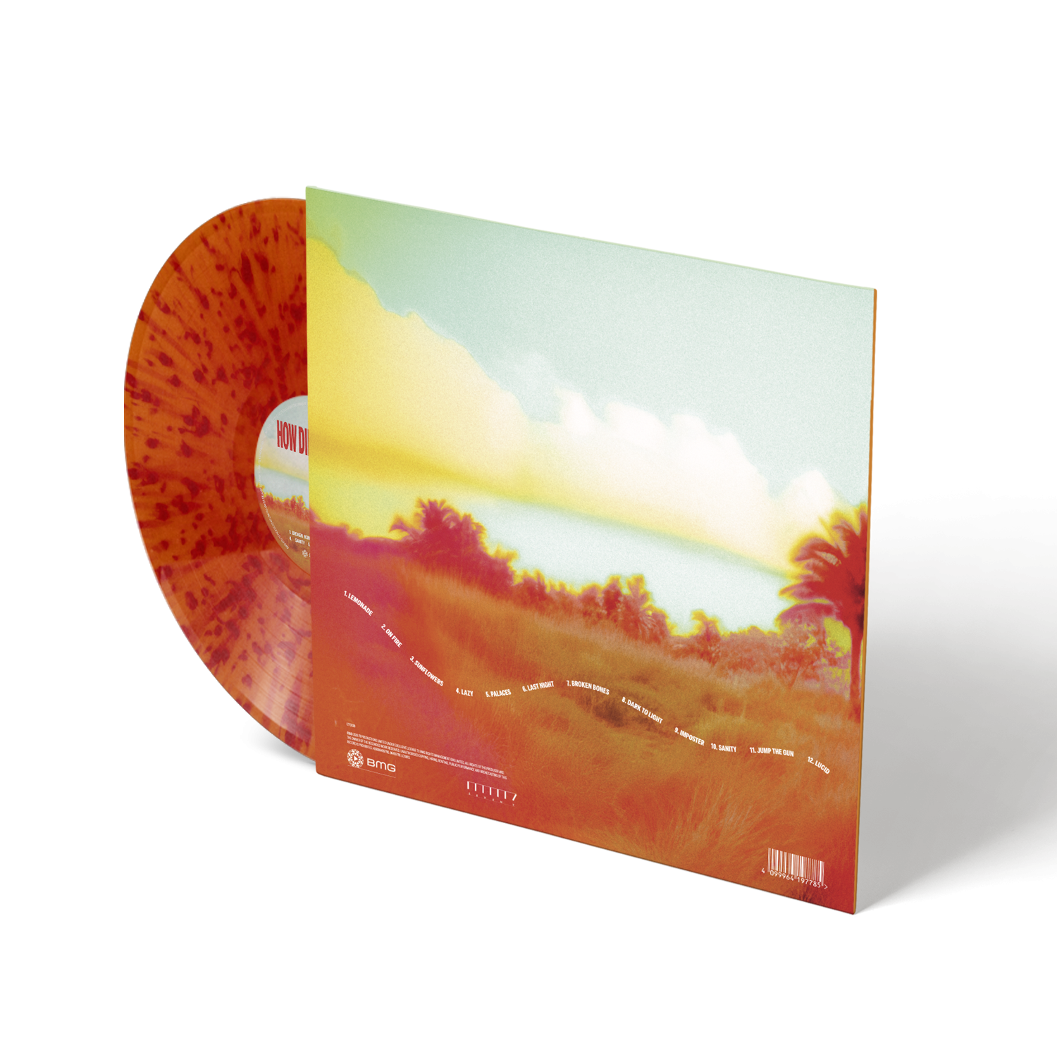 Louis Tomlinson How Did I Get Here? Red & Orange Splatter Vinyl 428194