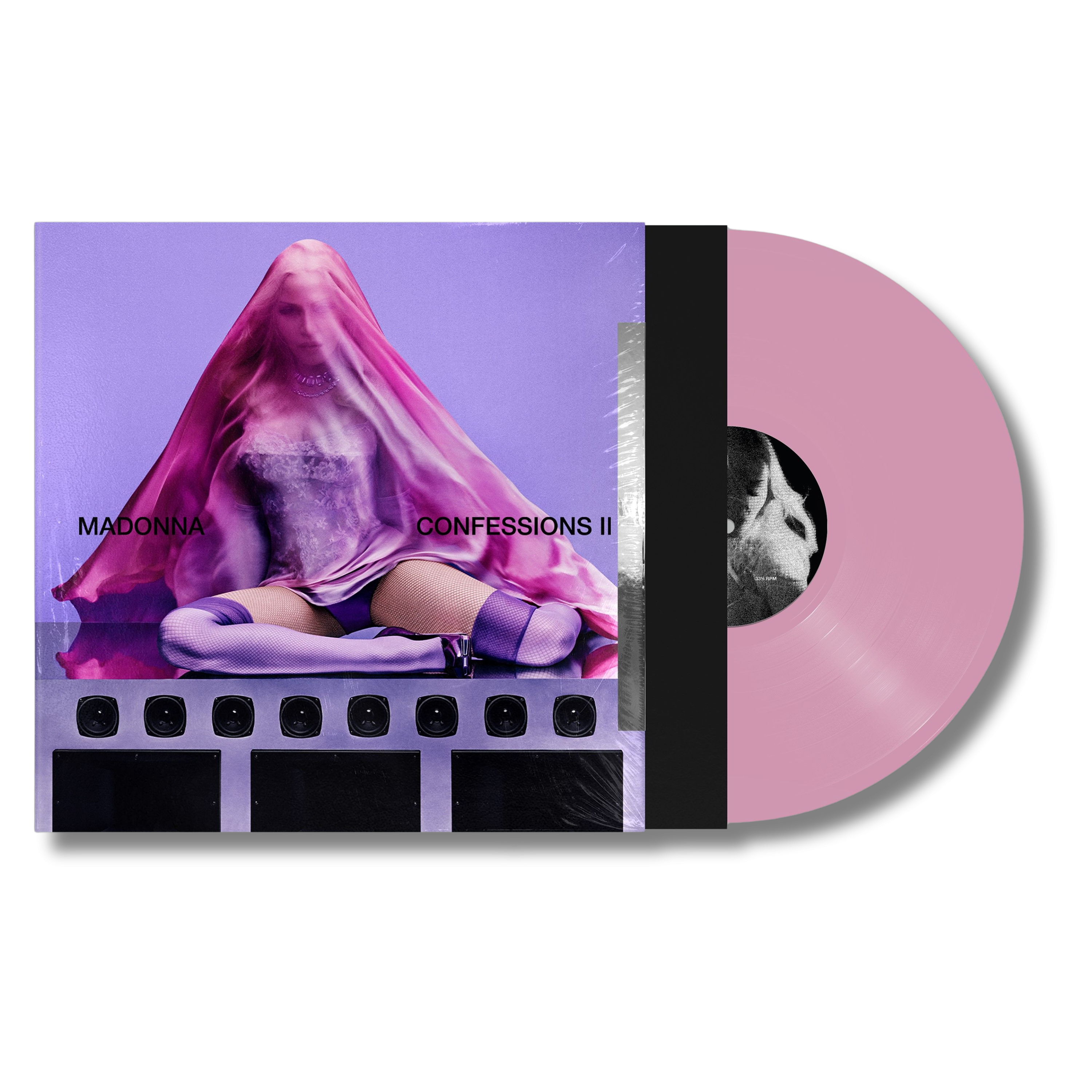 Madonna Confessions II (Extended Version) Translucent Pink Vinyl 2LP - Gatefold + Poster 450246