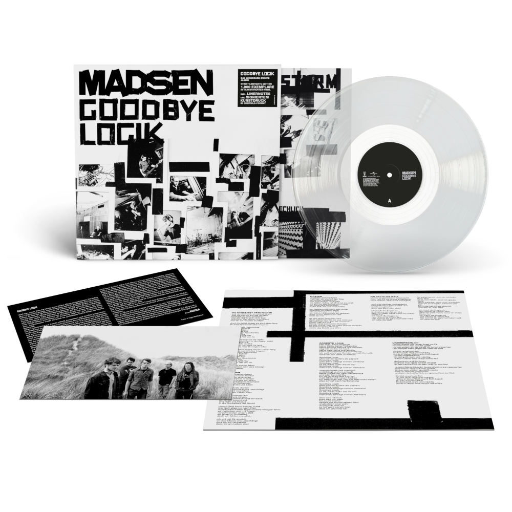 Madsen Goodbye Logik (20th Anniversary) Limited Crystal Clear Vinyl LP + SIgned Artcard 453049