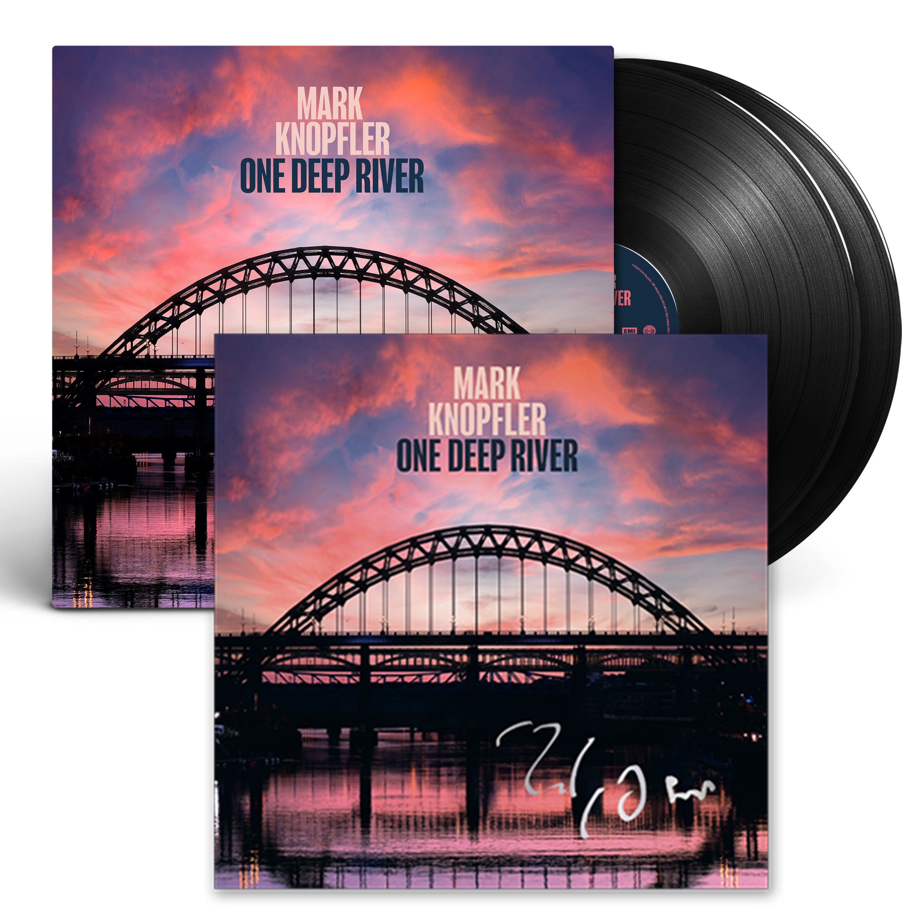 Mark Knopfler One Deep River 2LP + Signed Print 454735