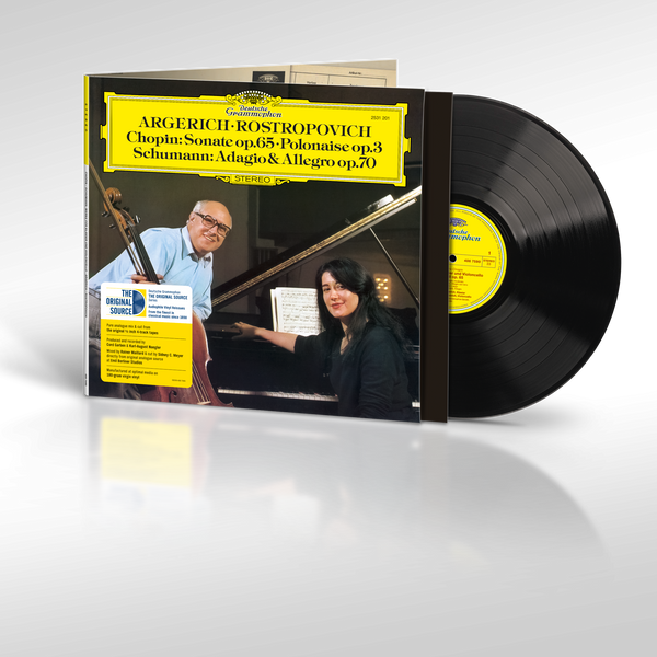 Martha Argerich, Mstislav Rostropowitsch - Chopin: Sonate Op. 65, Polonaise Op. 3 / Schumann: Adagio & Allegro Op. 70 (Original Source Vinyl)