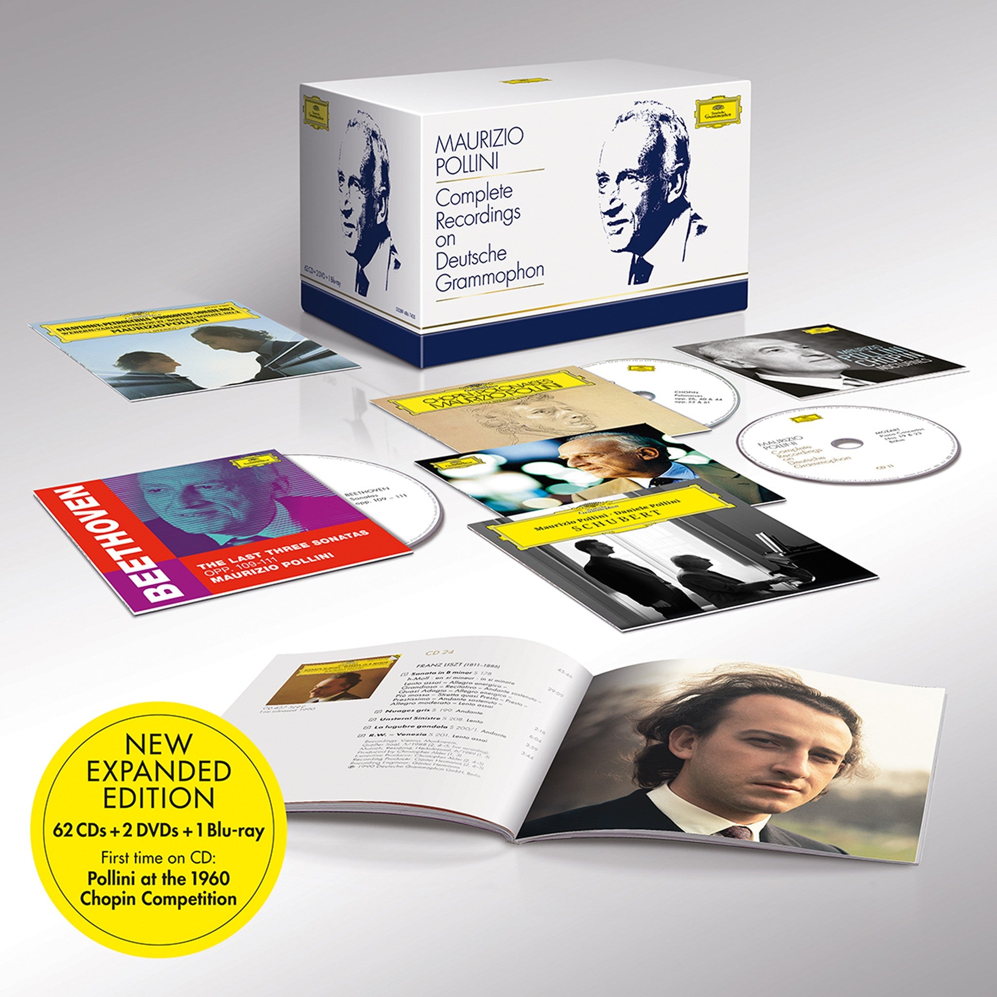 Maurizio Pollini Maurizio Pollini: Complete Recordings on Deutsche Grammophon CD Box 417520
