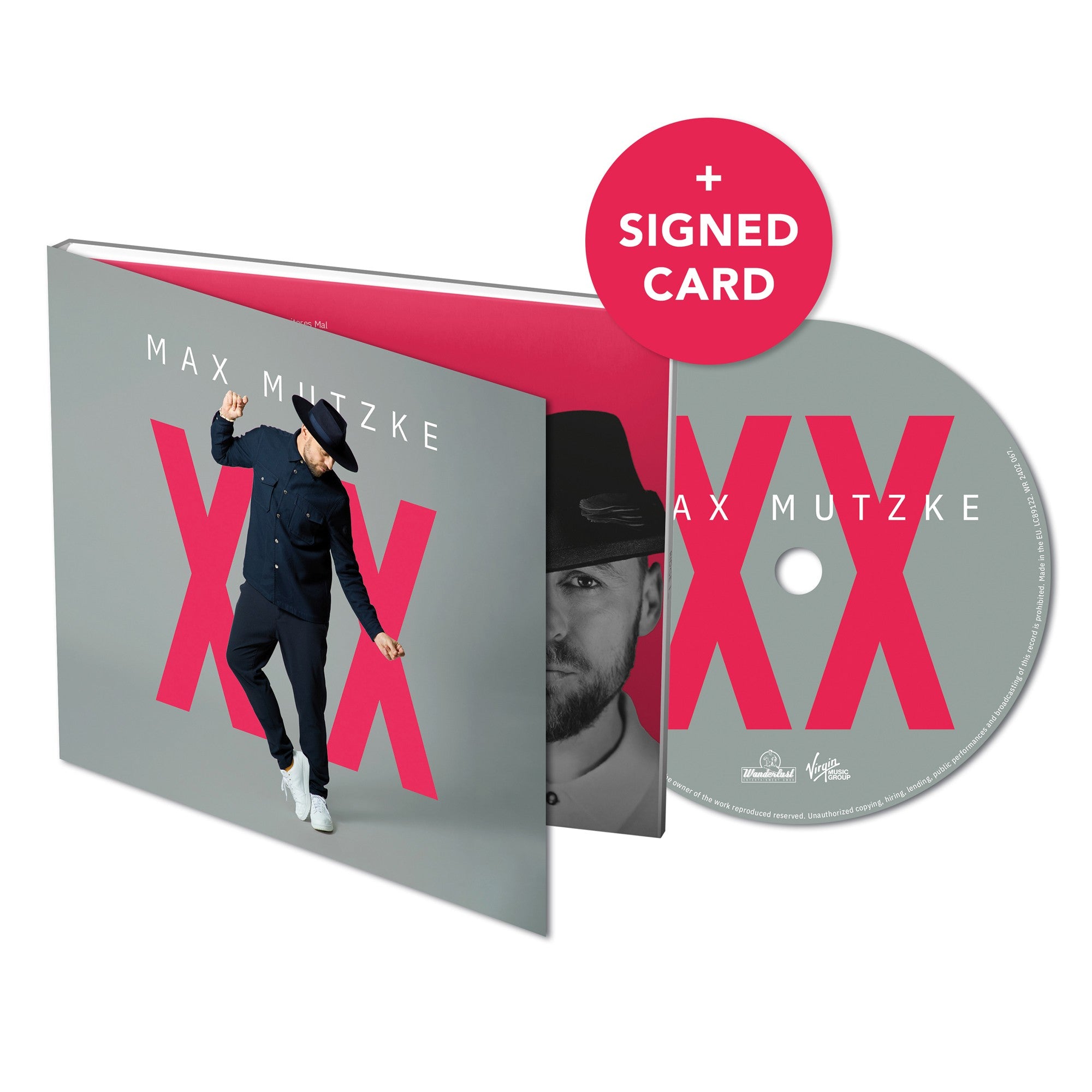 Max Mutzke XX CD + signed Art Card 371273