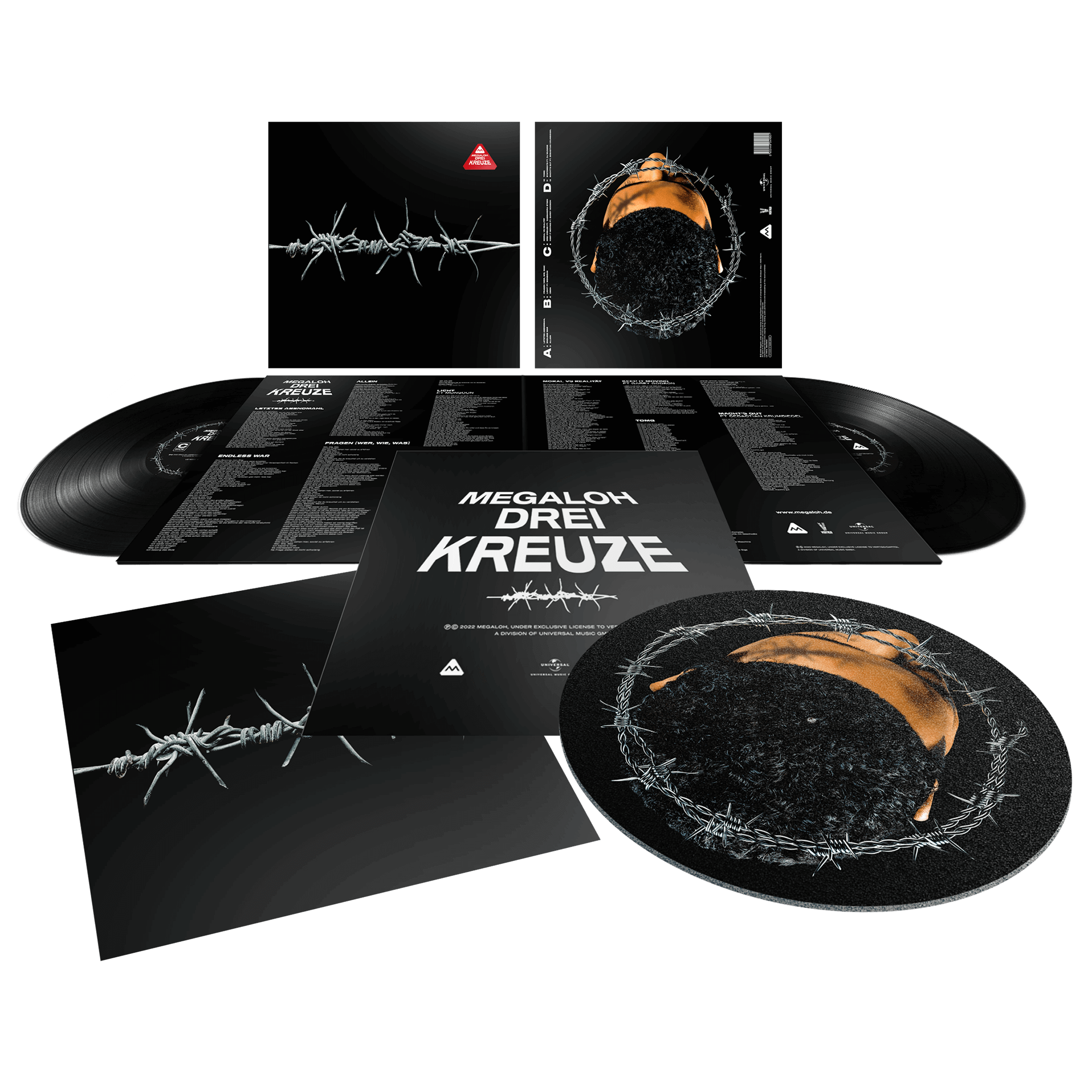 Megaloh Drei Kreuze 2LP 141206