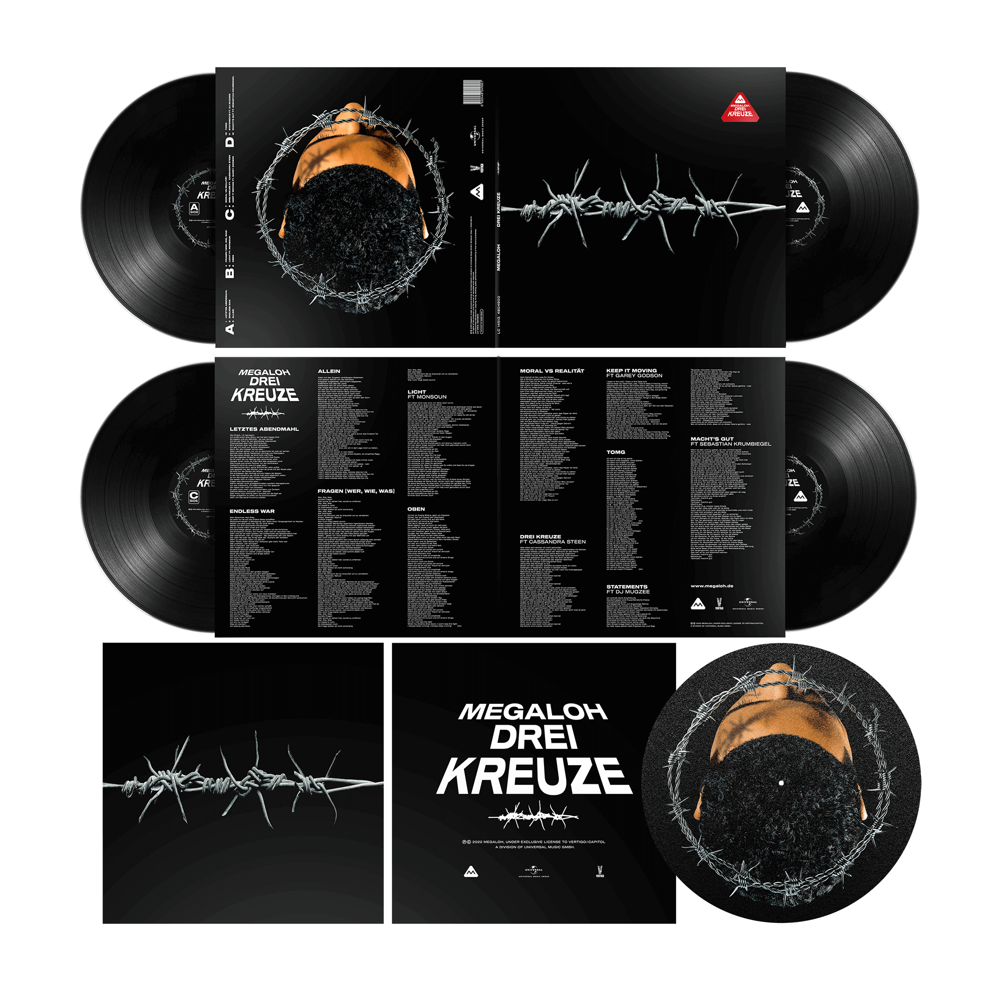 Megaloh Drei Kreuze 2LP 141262