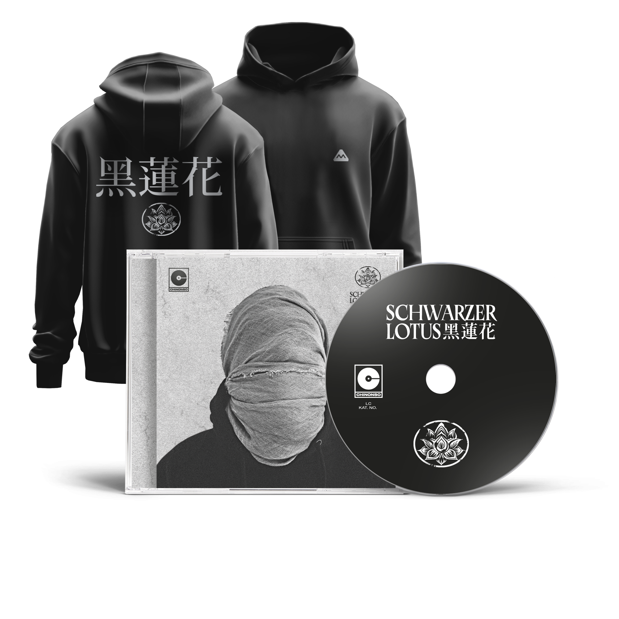 Megaloh Schwarzer Lotus CD + HOODIE 414696