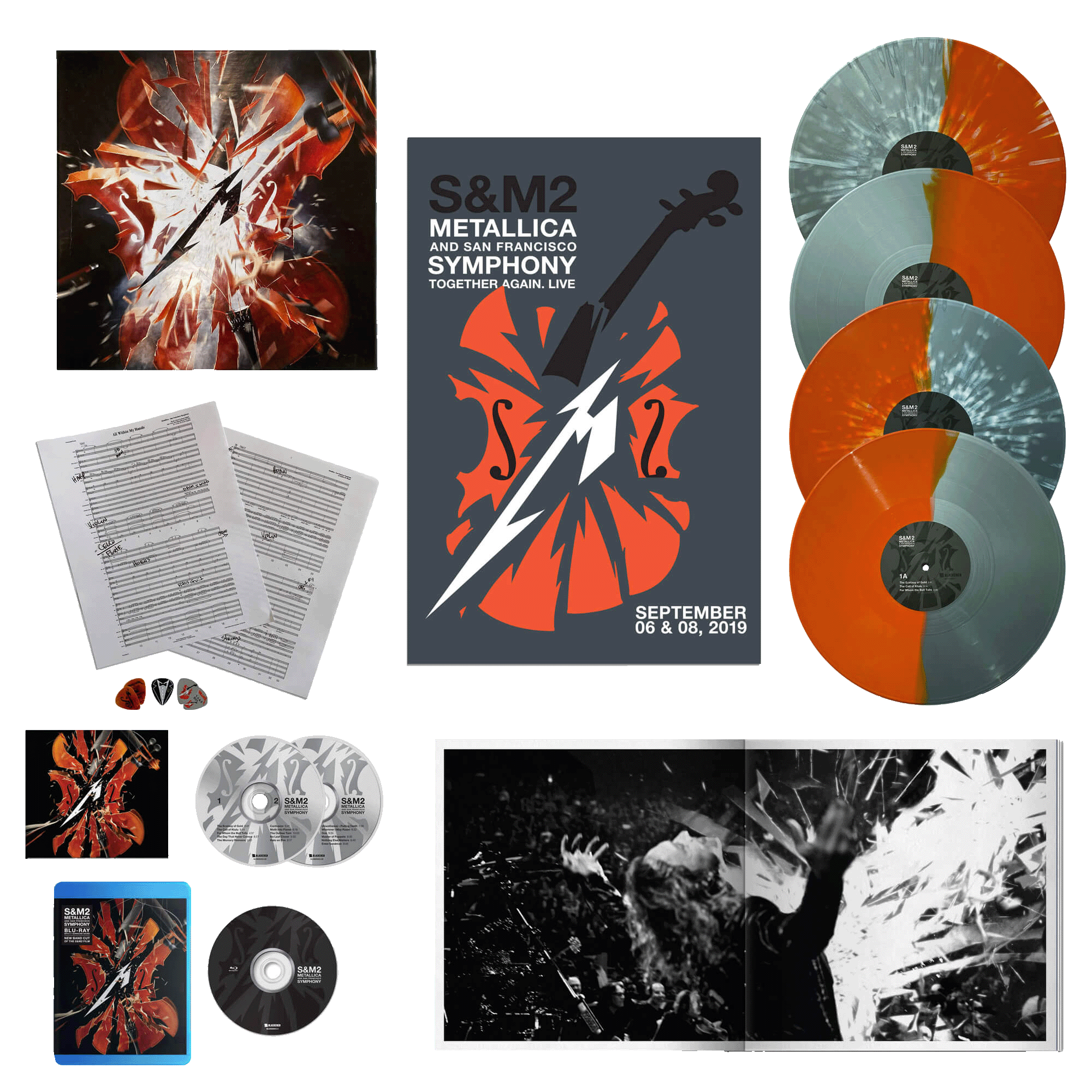 Metallica S&M2 (Ltd. Deluxe Box - 4LPs, BluRay & more) Box 267542