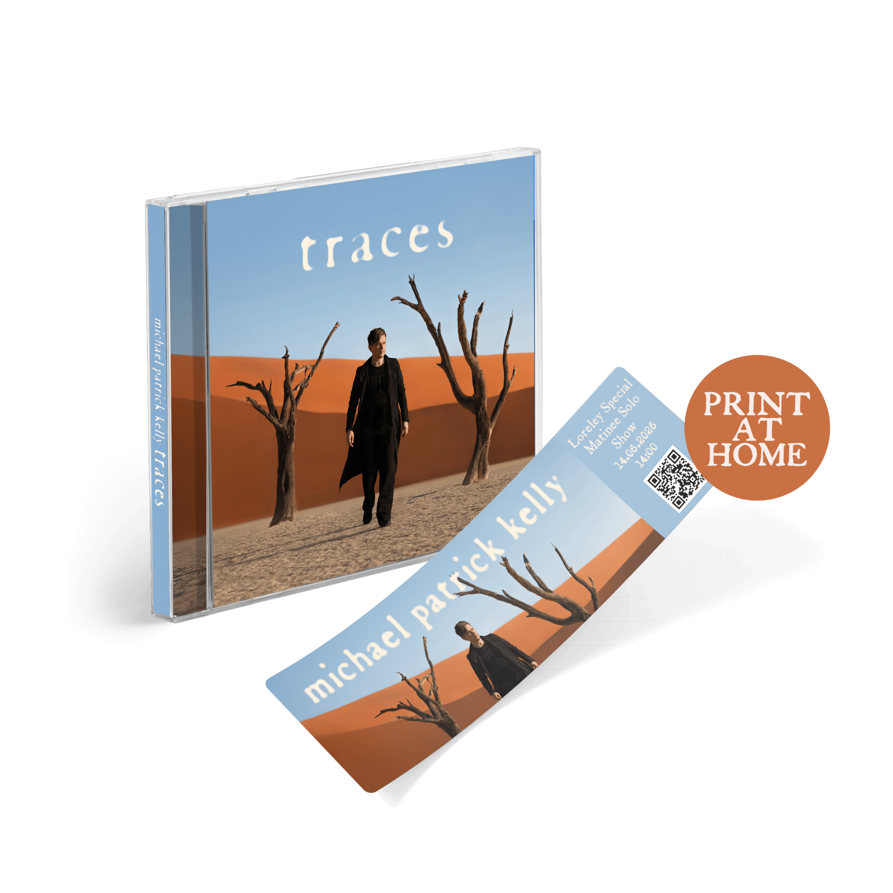 Michael Patrick Kelly Traces - Album & Loreley Special Matinee Bundle CD + PrintatHome-Ticket 437563