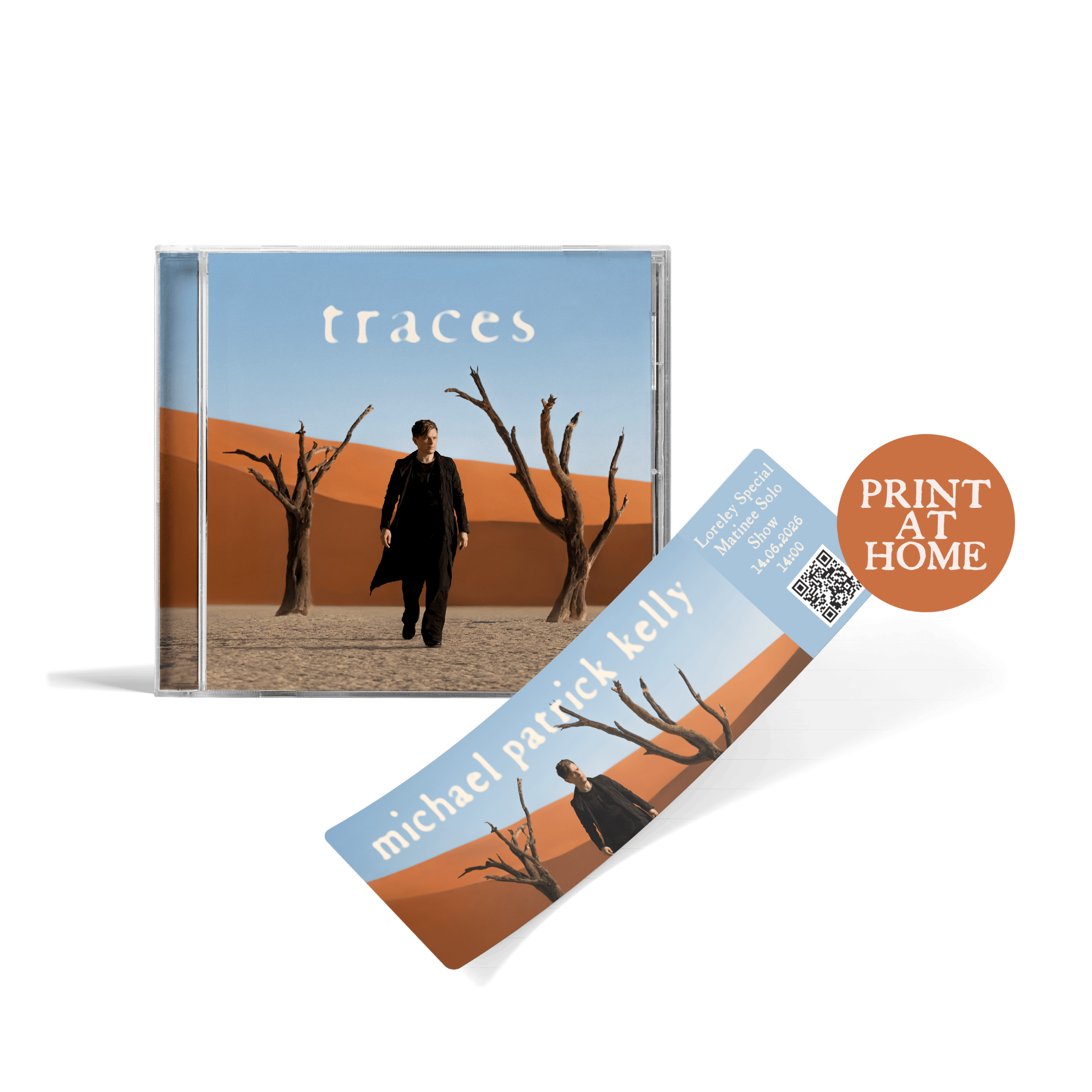 Michael Patrick Kelly Traces - Album & Loreley Special Matinee Bundle CD + PrintatHome-Ticket 437561