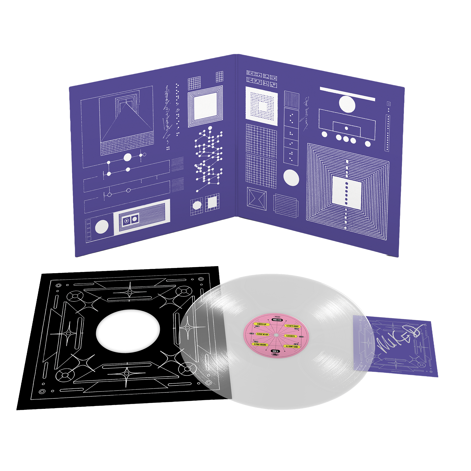 Mike D Thank You Clear Vinyl + Signed Art Card 455547