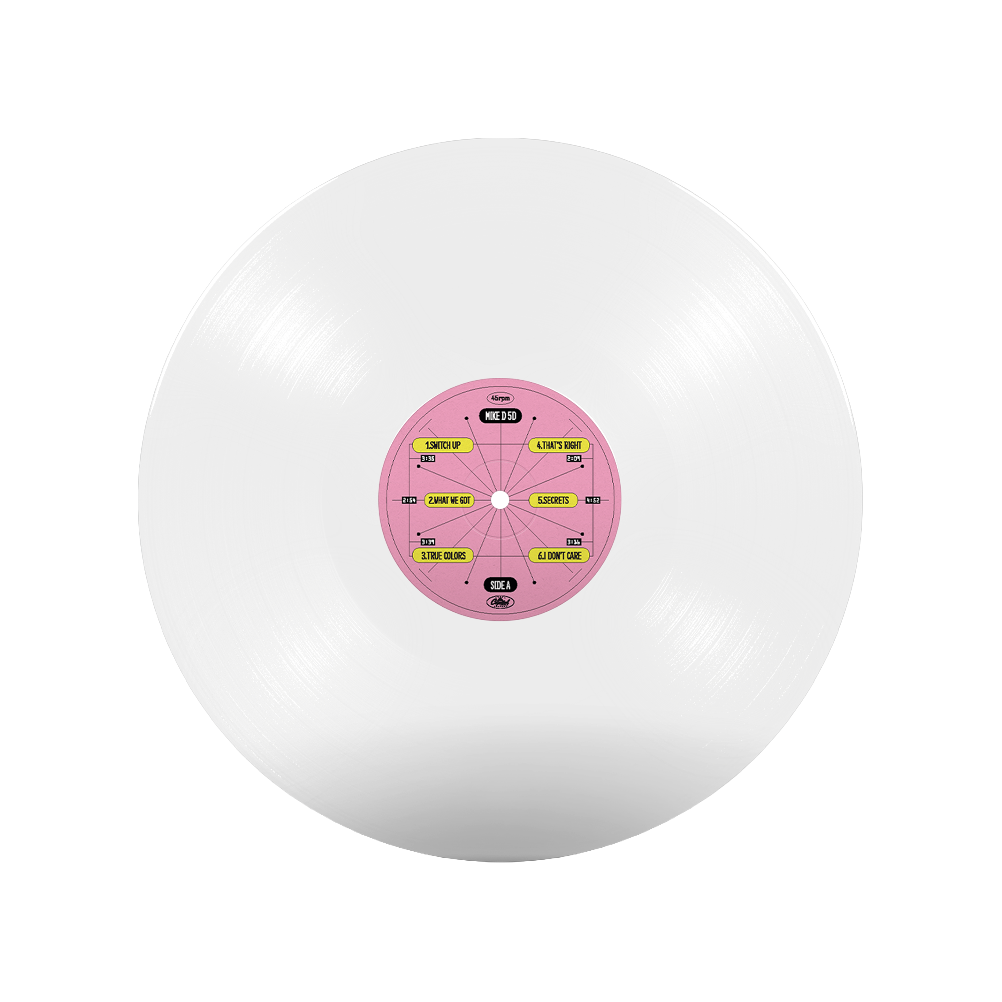 Mike D Thank You Clear Vinyl + Signed Art Card 455553