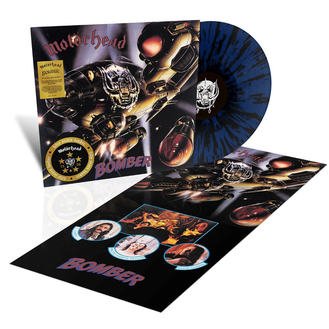 Bomber (50th Anniv. Blue & Black  Splatter LP)