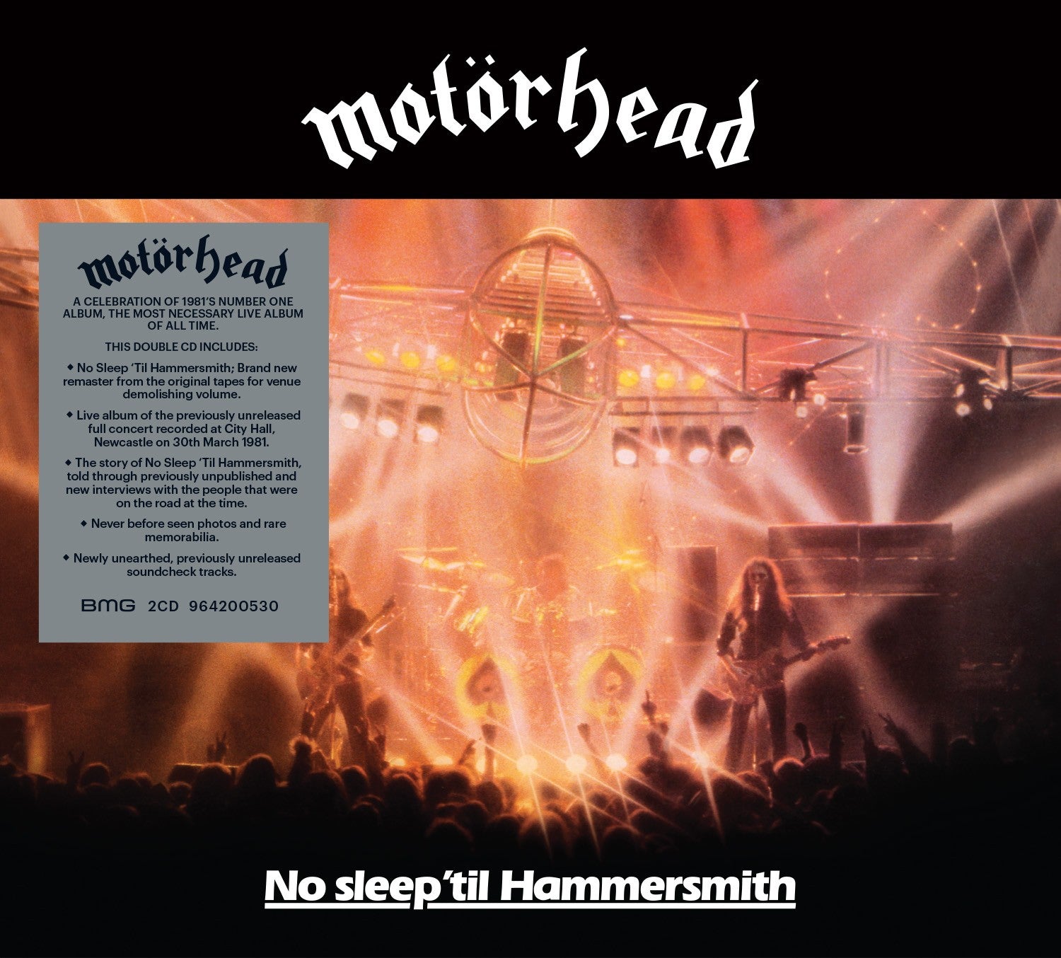 Motörhead No Sleep 'Til Hammersmith 2CD 431491