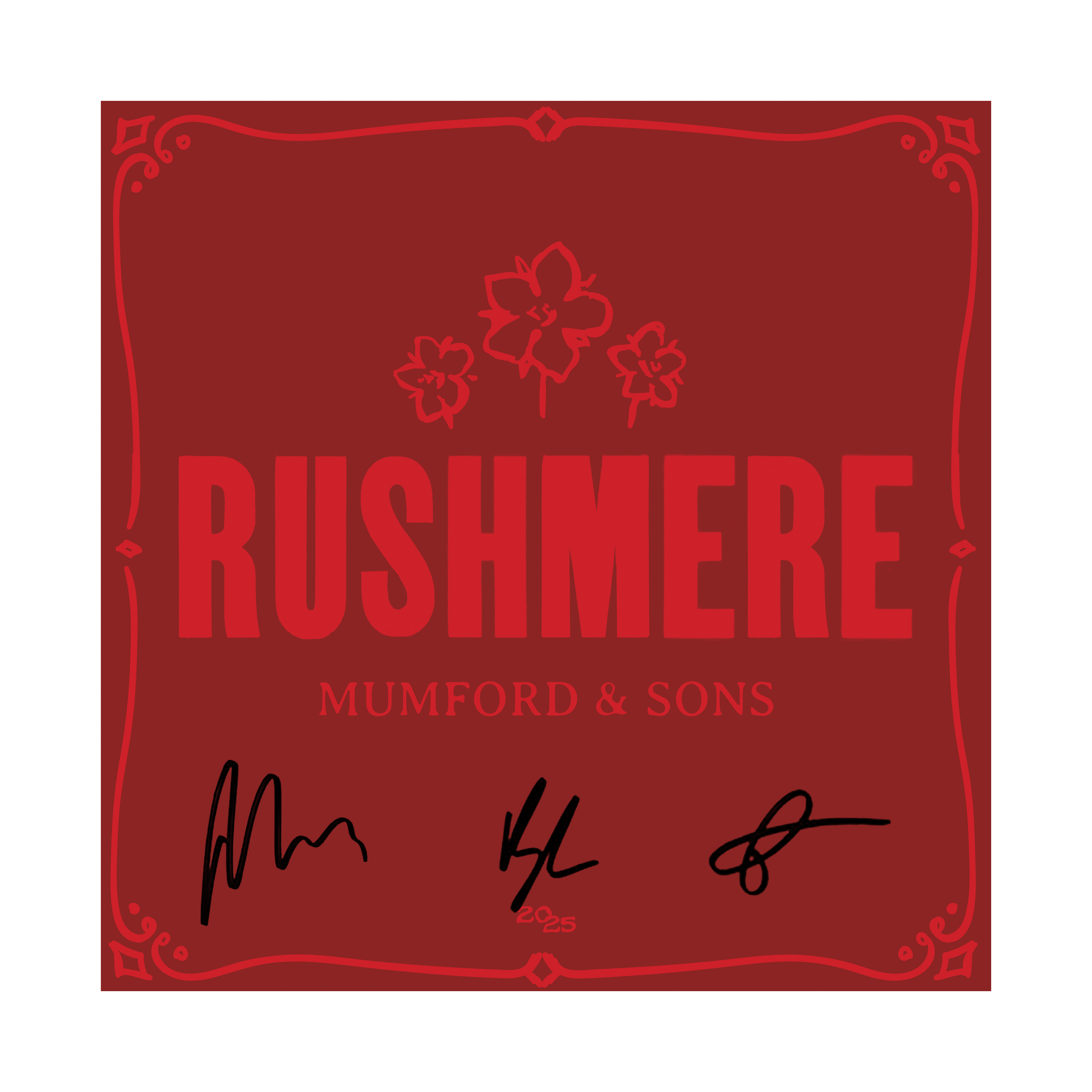 Mumford & Sons RUSHMERE CD Zine + Signed Art Card 393909