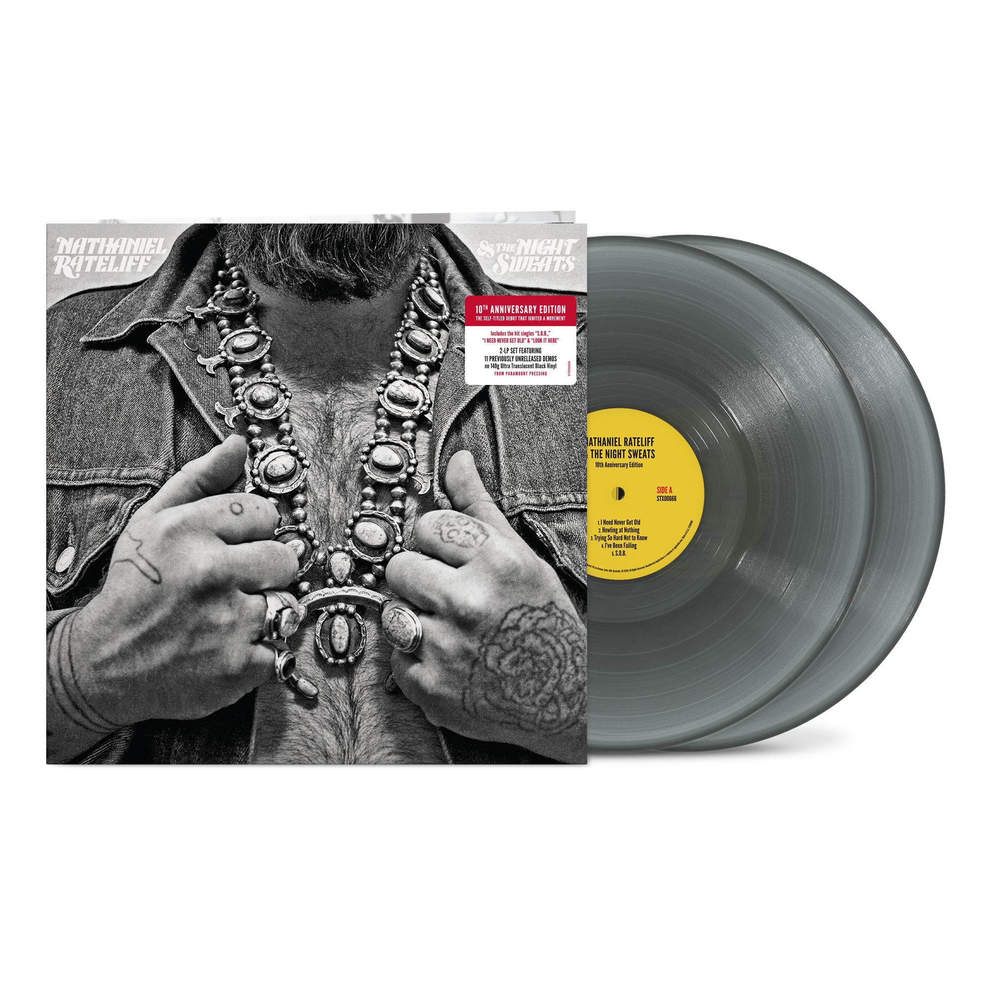 Nathaniel Rateliff & The Night Sweats Nathaniel Rateliff & The Night Sweats 10th Anniversary Edition 2LP 416740