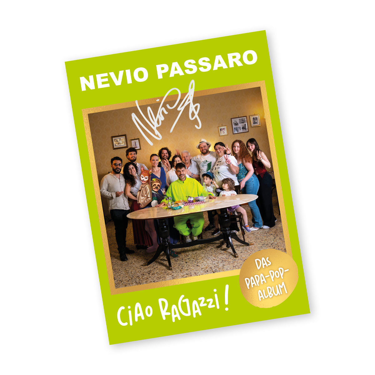 Nevio Passaro Ciao ragazzi! CD + Signed Artcard + Fruit Shaker + Cap 461019