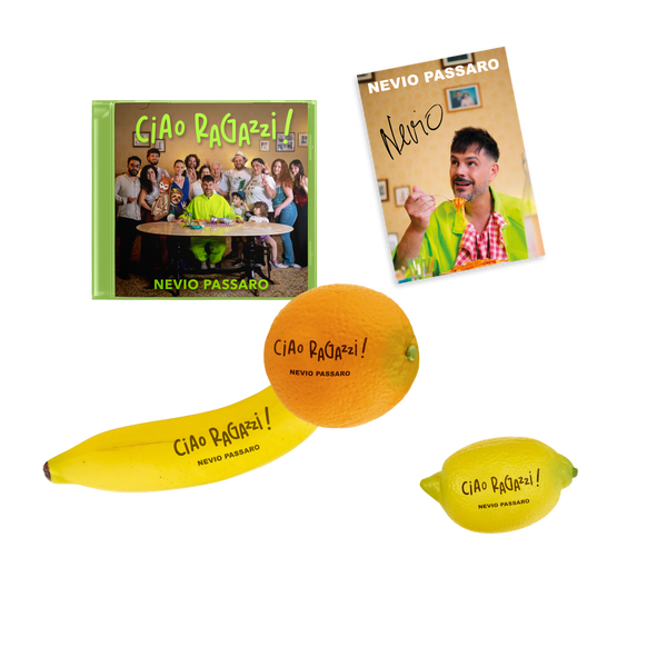 Nevio Passaro - Ciao ragazzi! ( CD + Signed Artcard + Fruit Shaker )