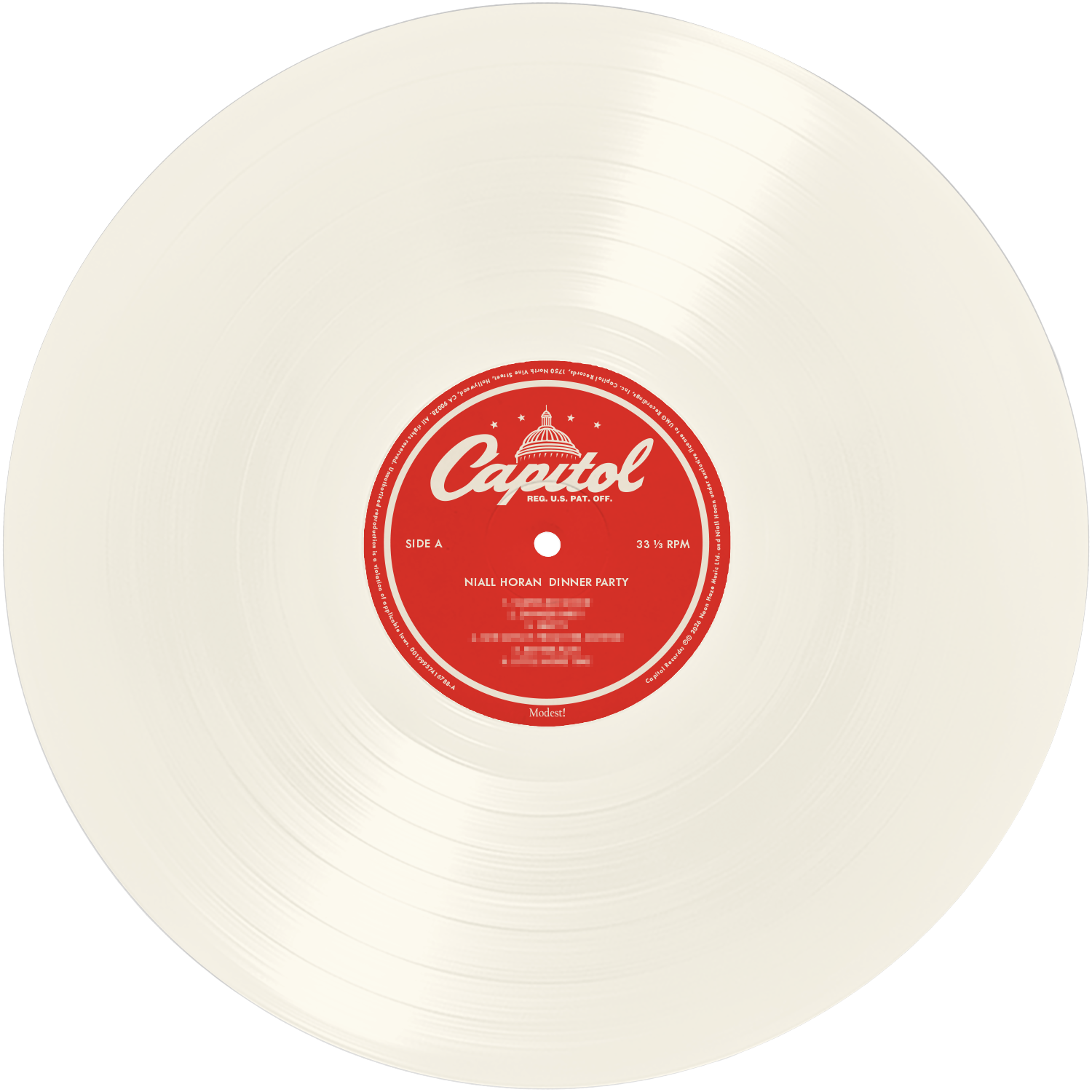 Niall Horan Dinner Party - Porcelain Vinyl Porcelain Vinyl 438783