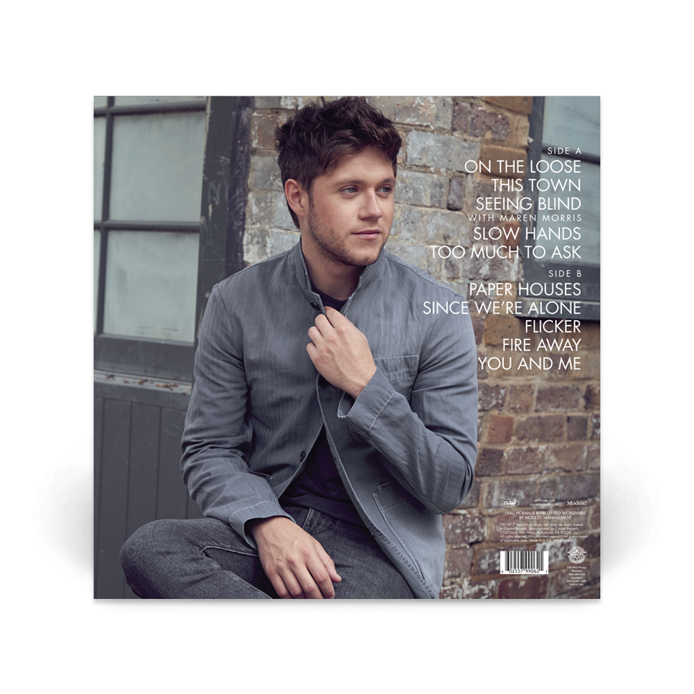 Niall Horan Flicker Blue & White Swirl LP 424126