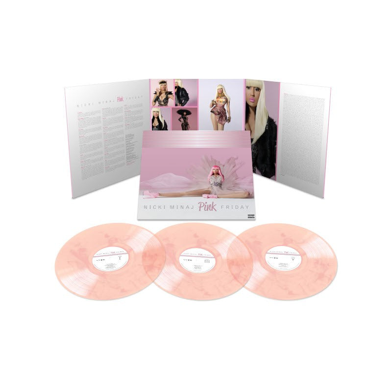 Nicki Minaj Pink Friday Excl Dlx Pink Translucent Colour Swirl 3LP 145413
