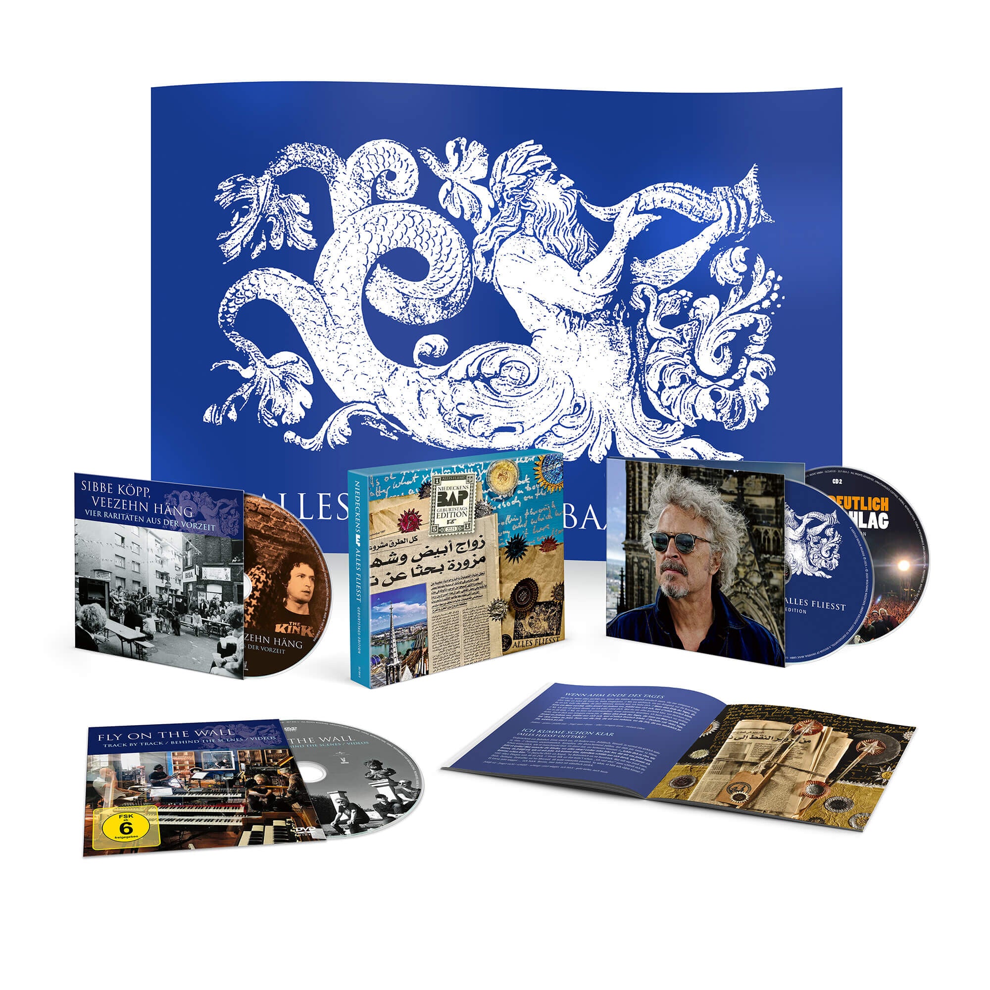 Niedeckens BAP Alles Fliesst - Geburtstagsedition (Ltd. Deluxe + Flagge) Deluxe Edition + Flagge 145623