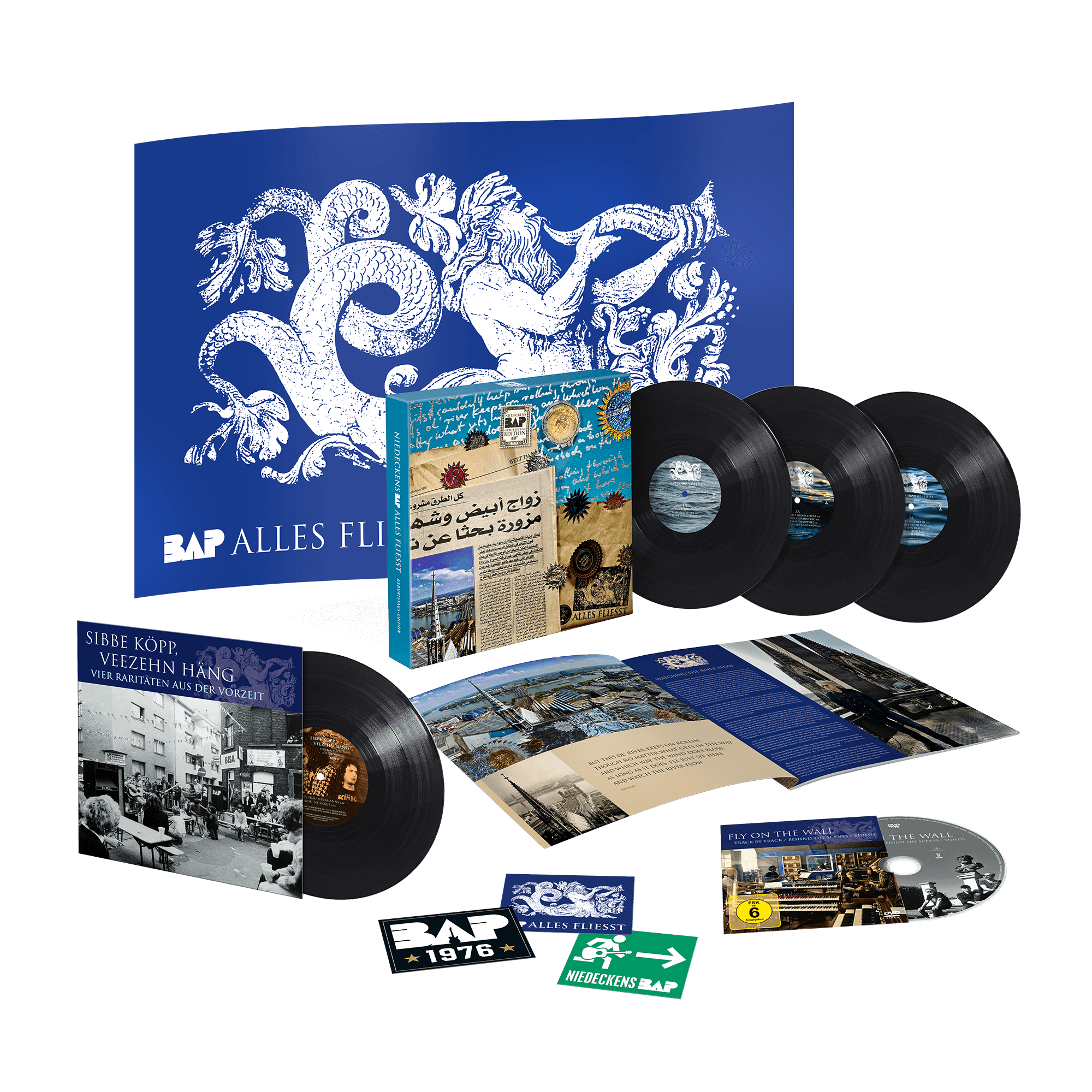 Niedeckens BAP Alles Fliesst - Geburtstagsedition (Ltd. Vinyl + Flagge) Ltd. Vinyl + Flagge 145616