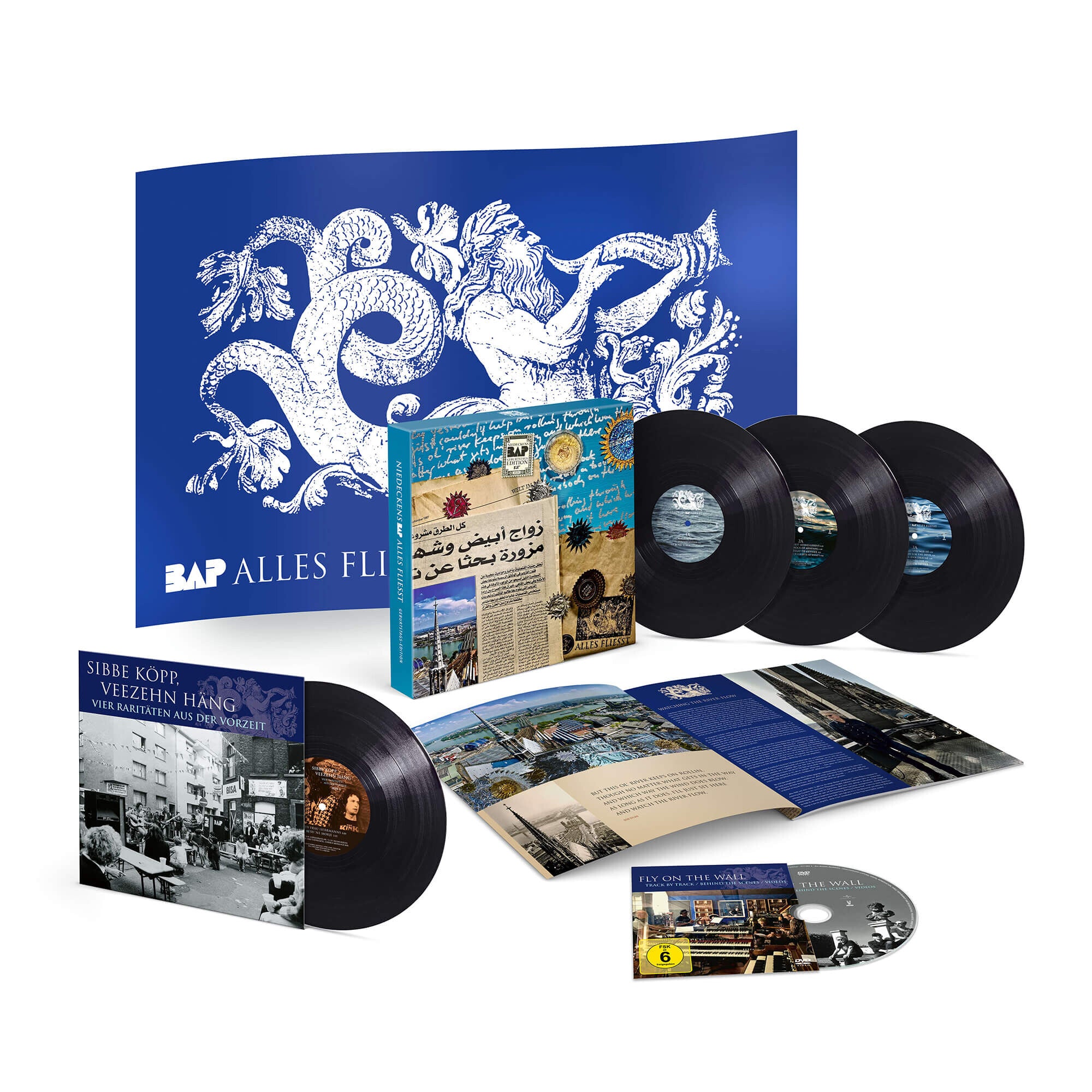 Niedeckens BAP Alles Fliesst - Geburtstagsedition (Ltd. Vinyl + Flagge) Ltd. Vinyl + Flagge 145637